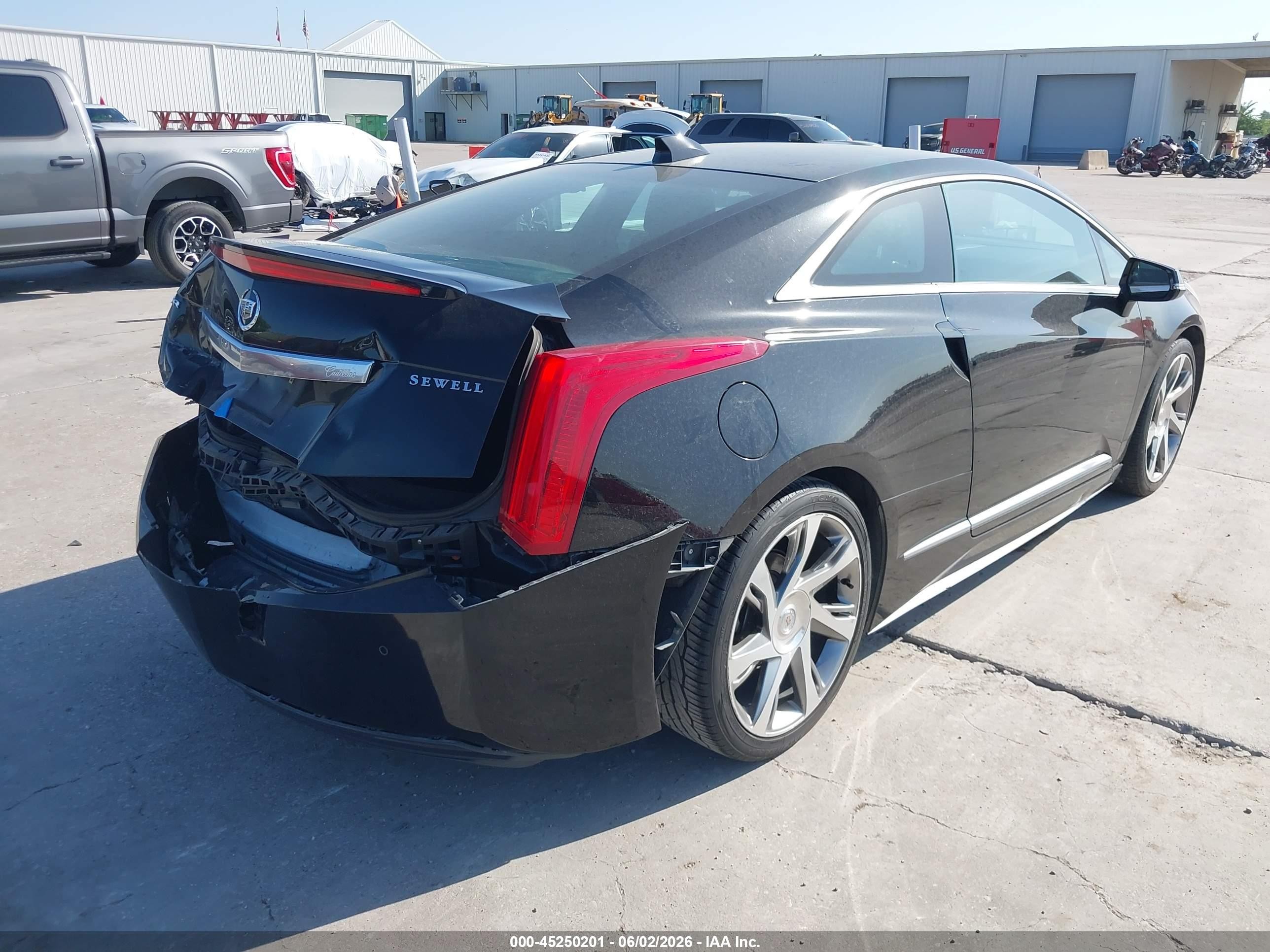 2014 Cadillac Elr Standard Черный vin: 1G6RM1E48EU600488