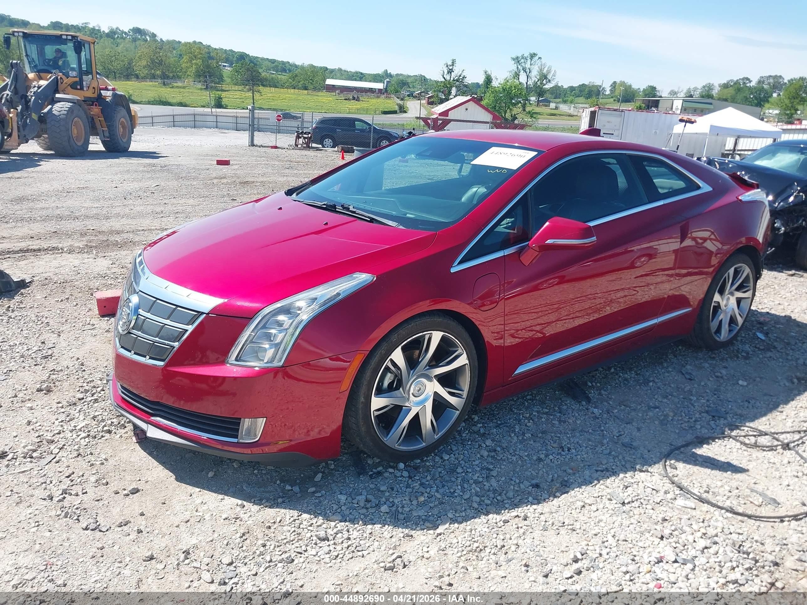 2014 Cadillac Elr Standard Red vin: 1G6RM1E4XEU601478
