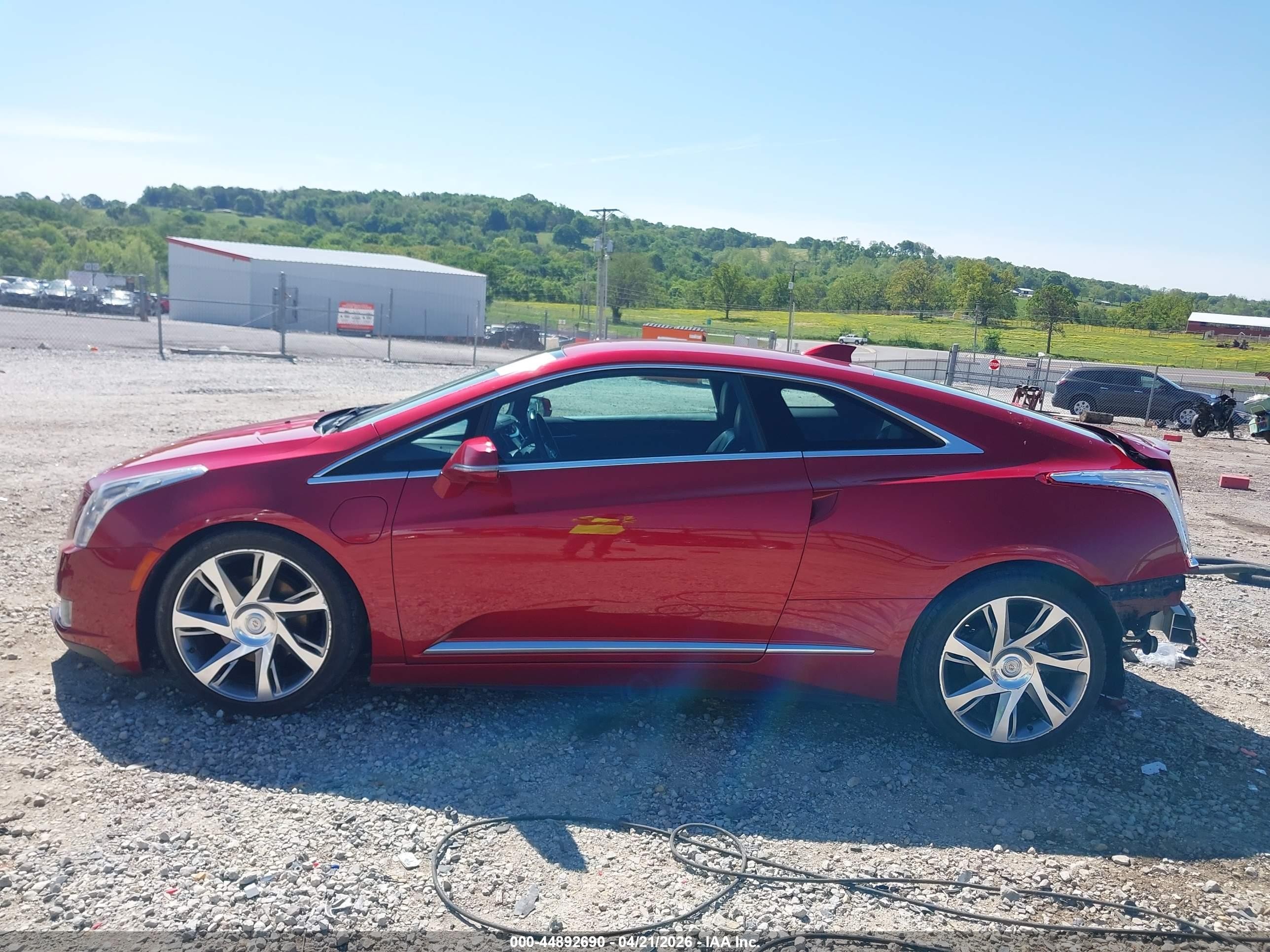 2014 Cadillac Elr Standard Red vin: 1G6RM1E4XEU601478