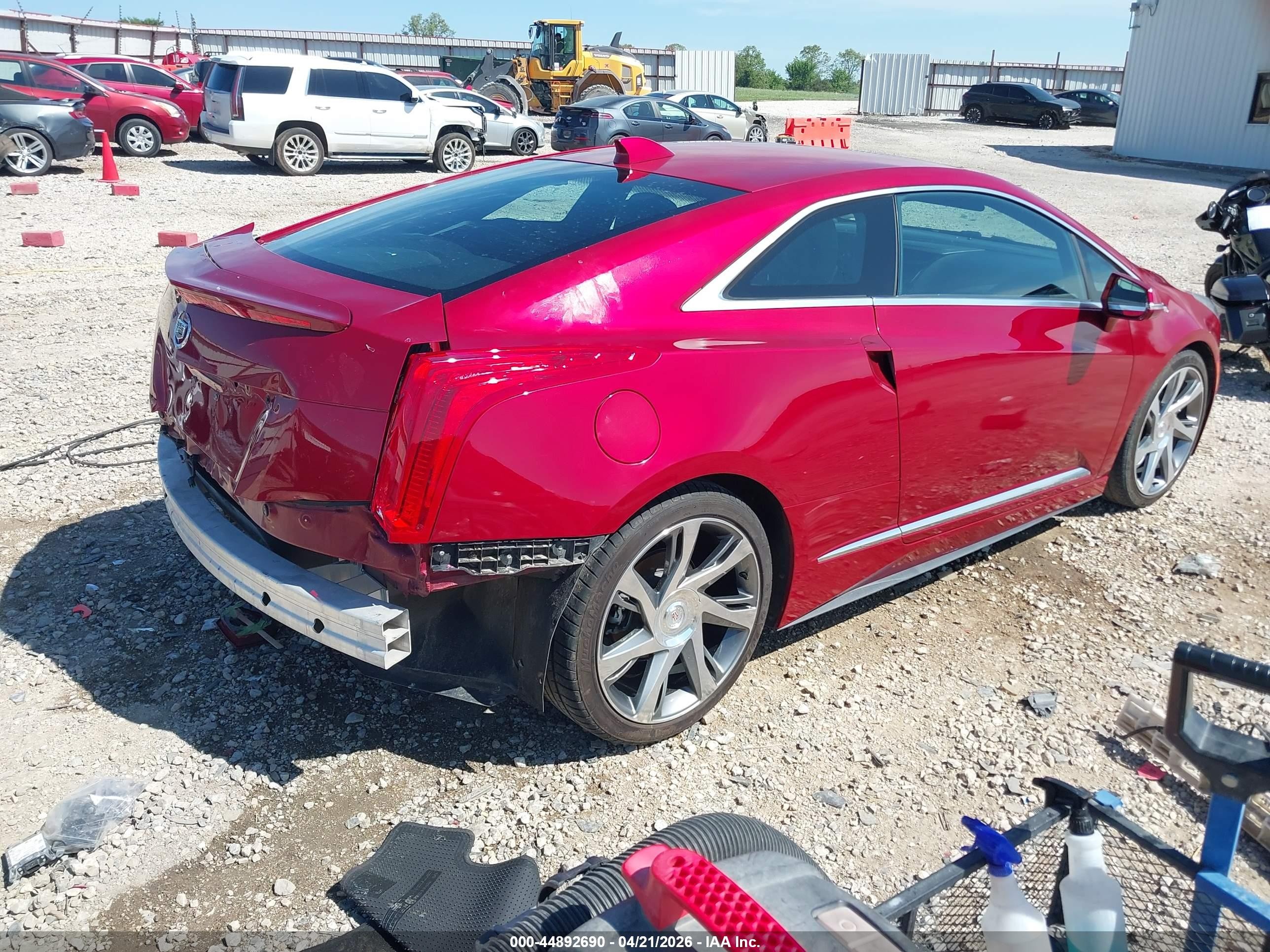 2014 Cadillac Elr Standard Red vin: 1G6RM1E4XEU601478
