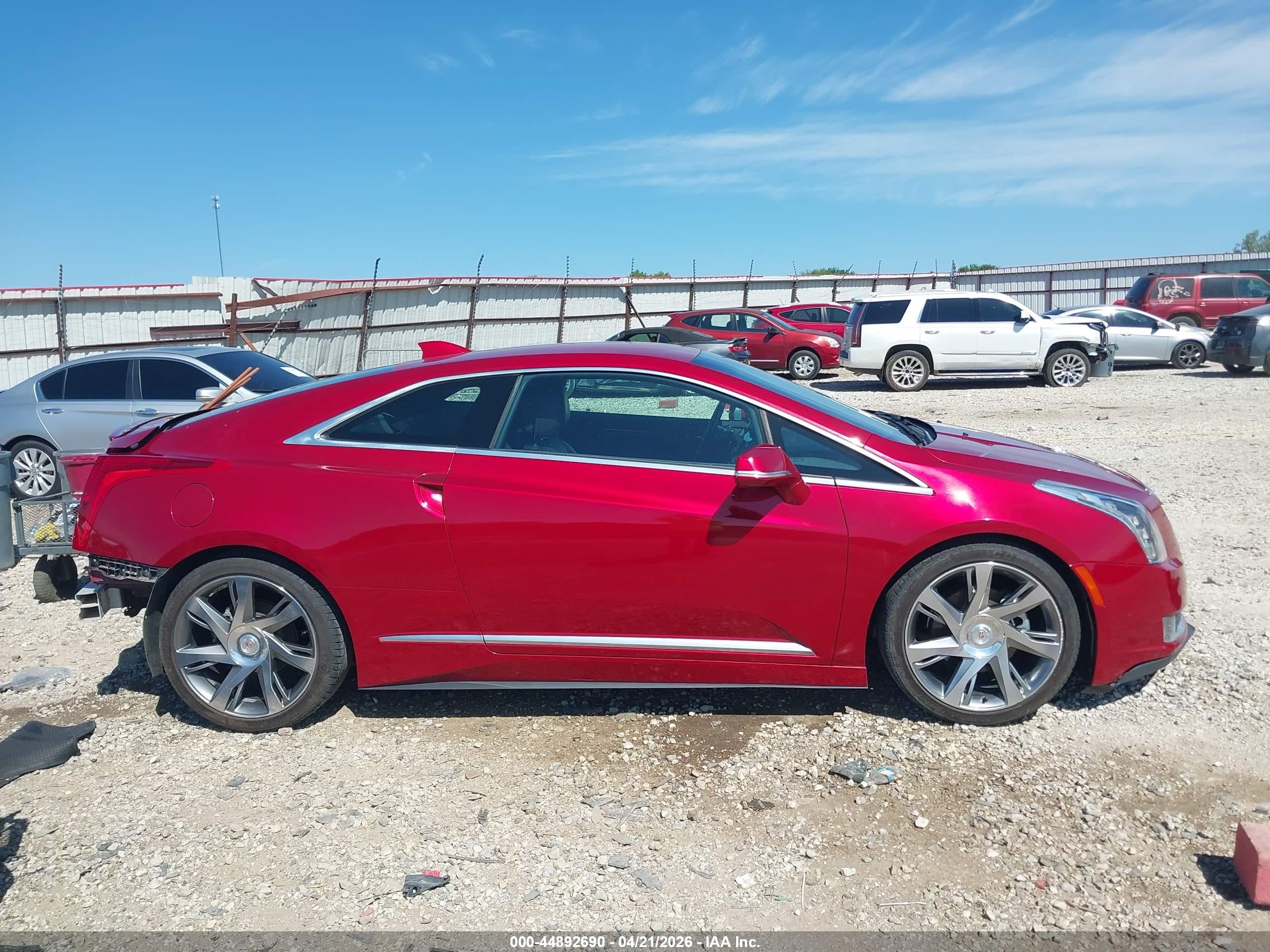 2014 Cadillac Elr Standard Red vin: 1G6RM1E4XEU601478