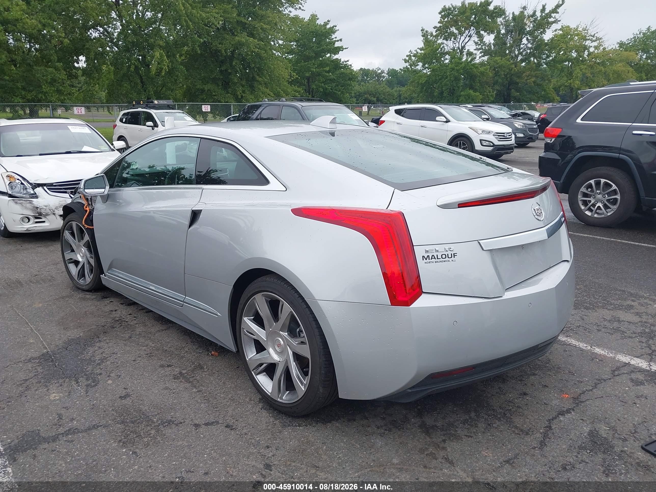 2014 Cadillac Elr Standard Silver vin: 1G6RR1E42EU602089