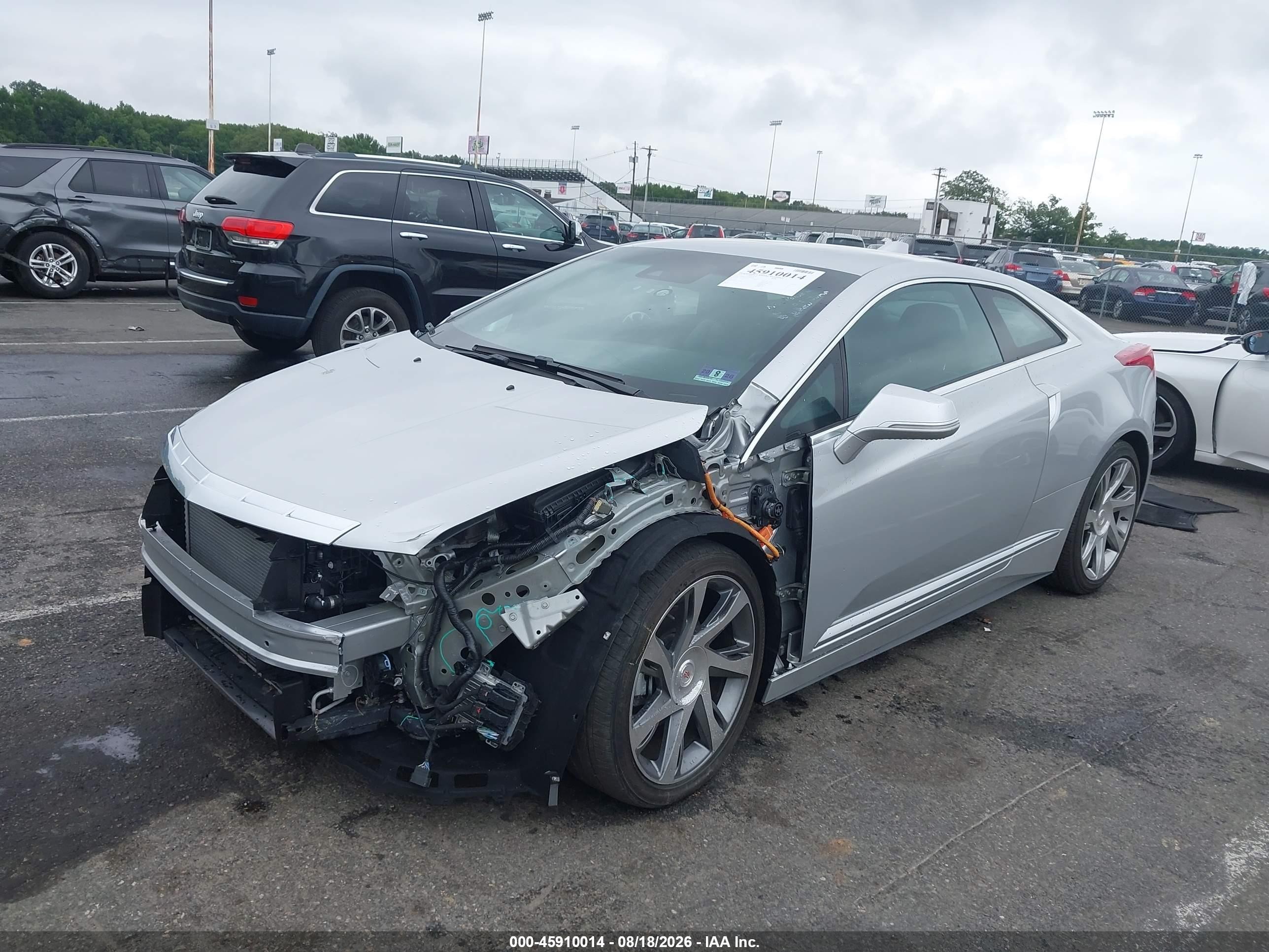 2014 Cadillac Elr Standard Silver vin: 1G6RR1E42EU602089