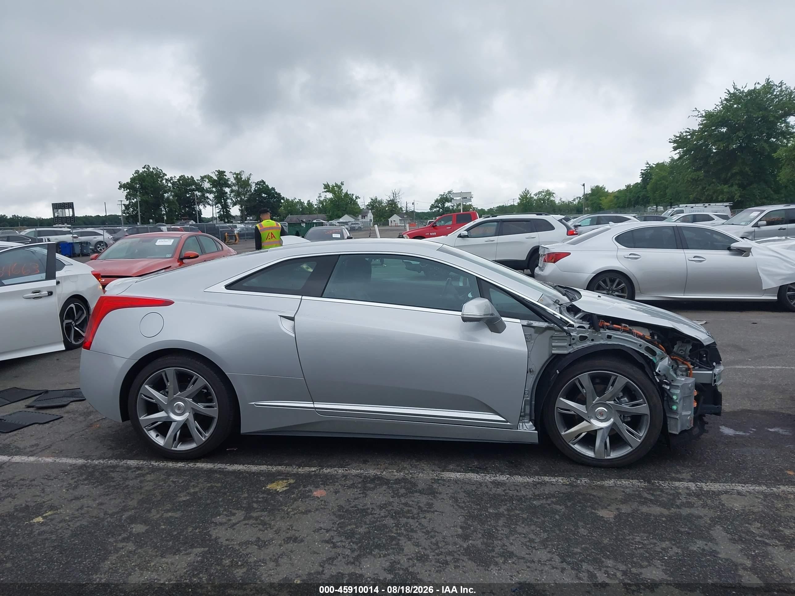 2014 Cadillac Elr Standard Silver vin: 1G6RR1E42EU602089