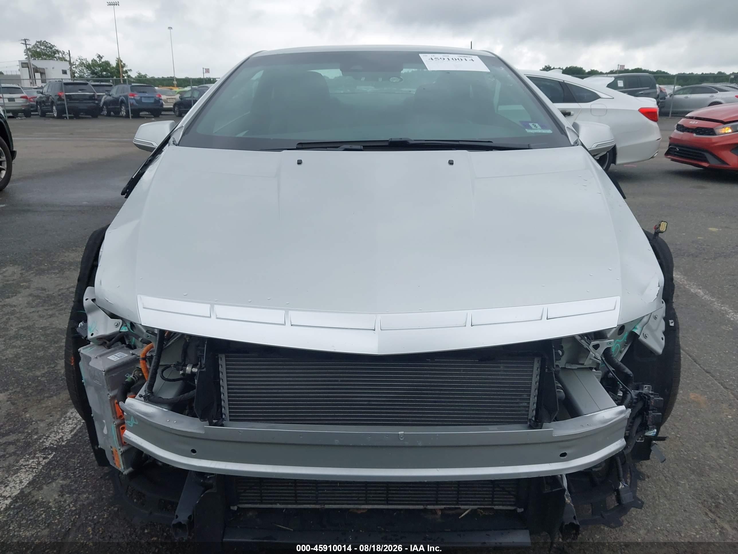 2014 Cadillac Elr Standard Silver vin: 1G6RR1E42EU602089
