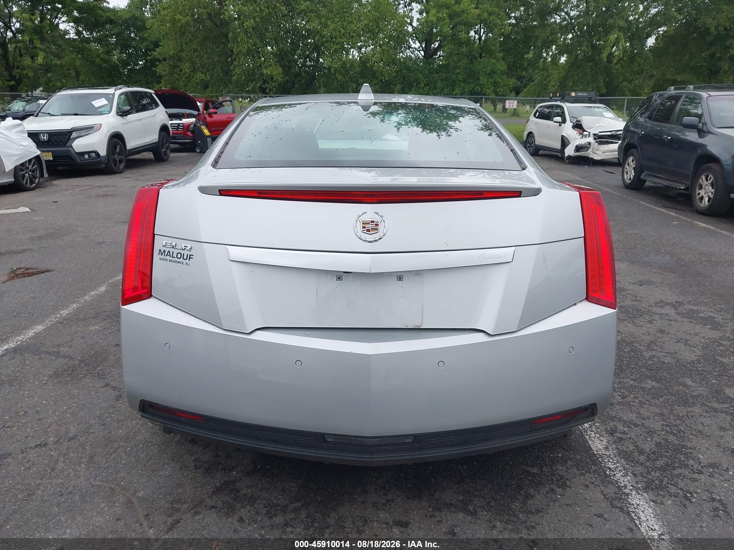 2014 Cadillac Elr Standard Silver vin: 1G6RR1E42EU602089