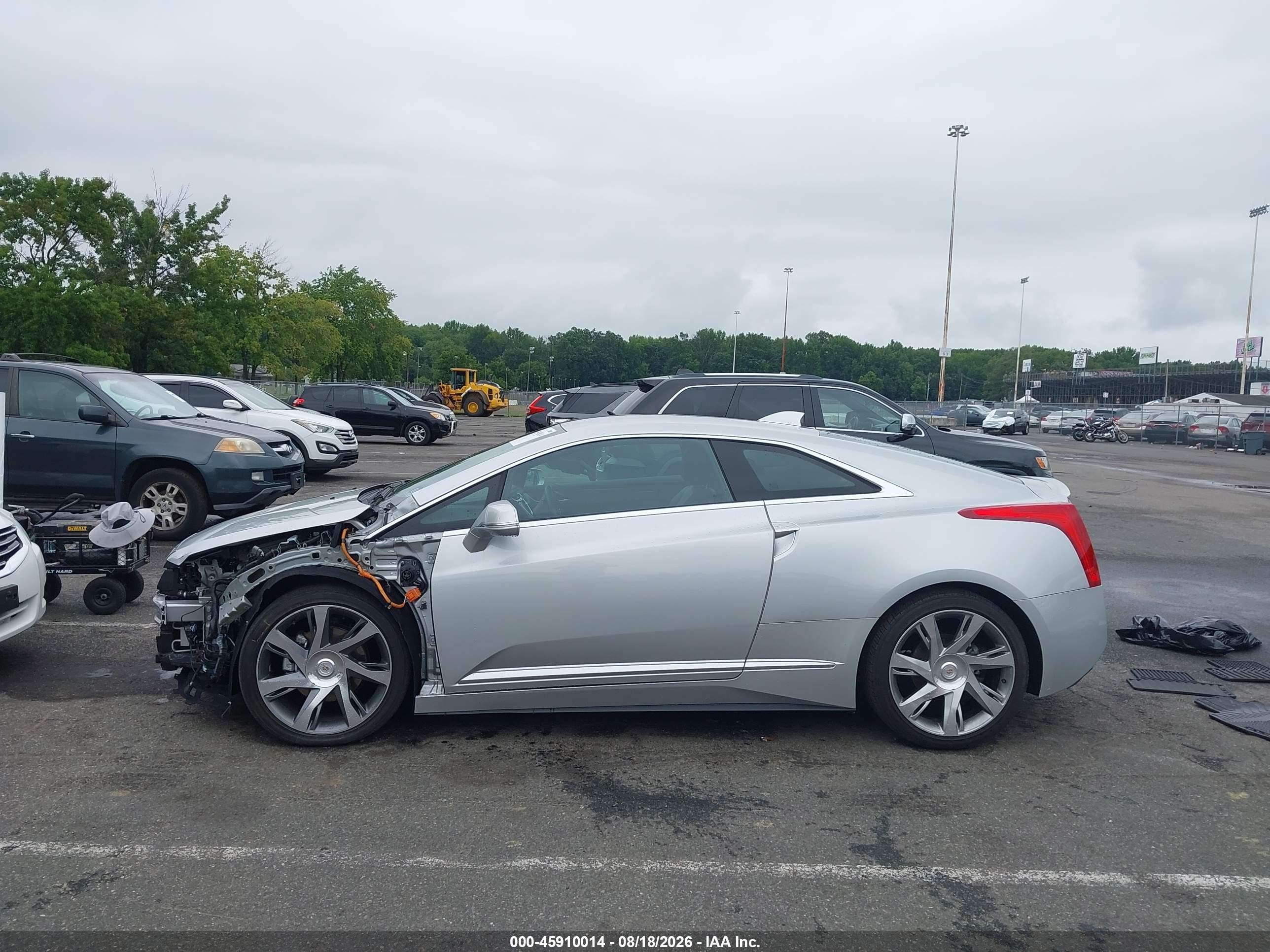 2014 Cadillac Elr Standard Silver vin: 1G6RR1E42EU602089