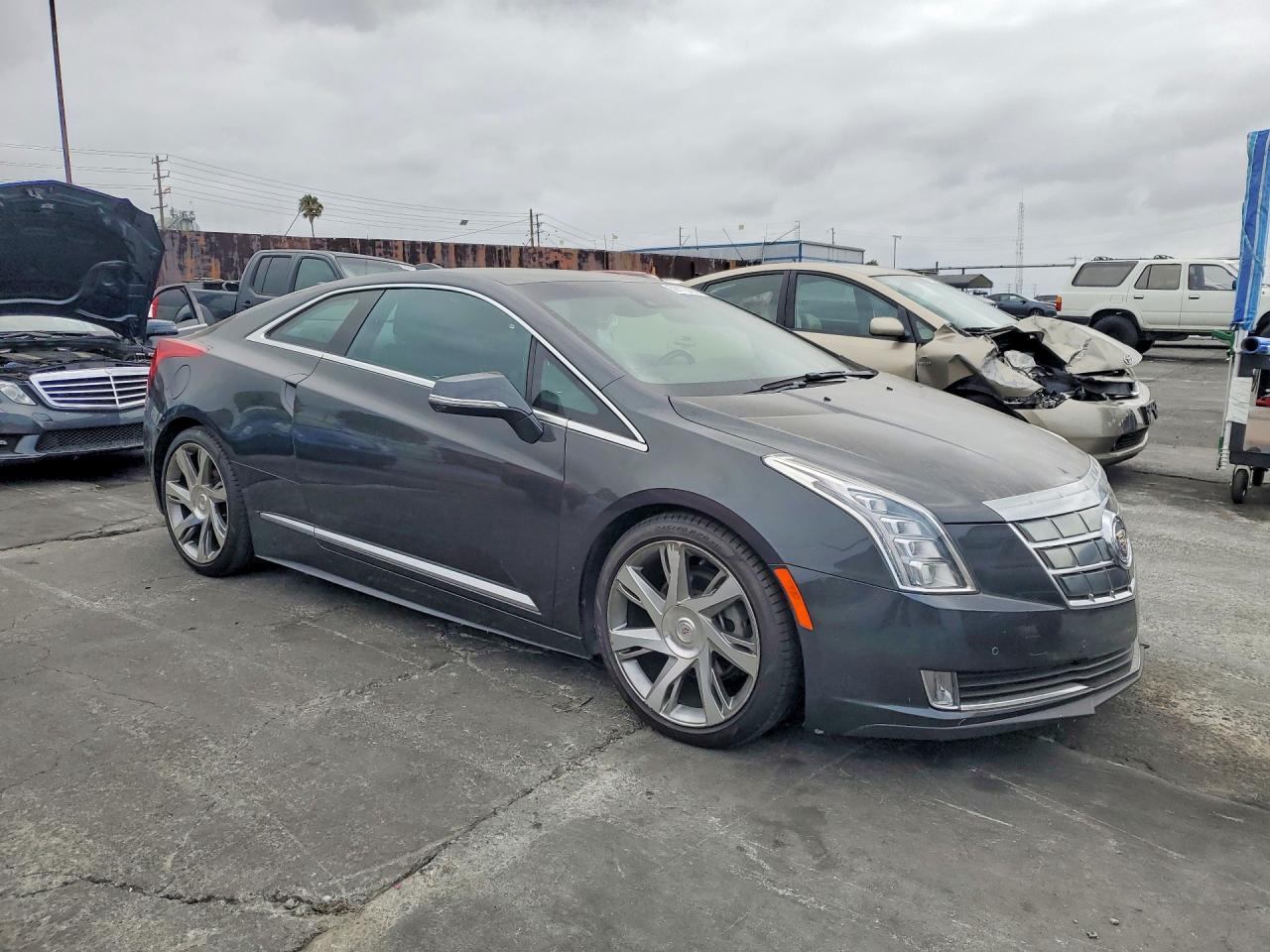 2014 Cadillac Elr Luxury Charcoal vin: 1G6RR1E44EU600439