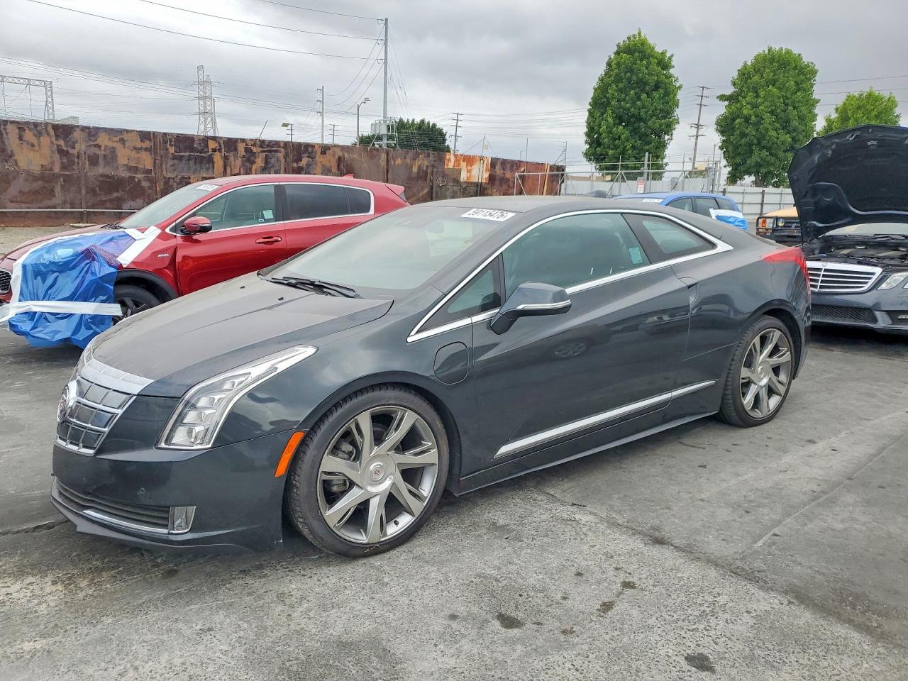2014 Cadillac Elr Luxury Charcoal vin: 1G6RR1E44EU600439