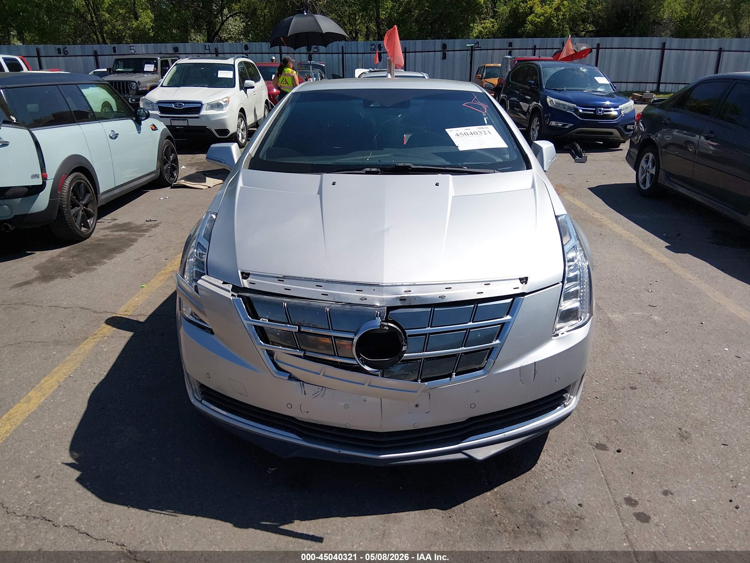 2014 Cadillac Elr Standard Серебряный vin: 1G6RR1E48EU600749