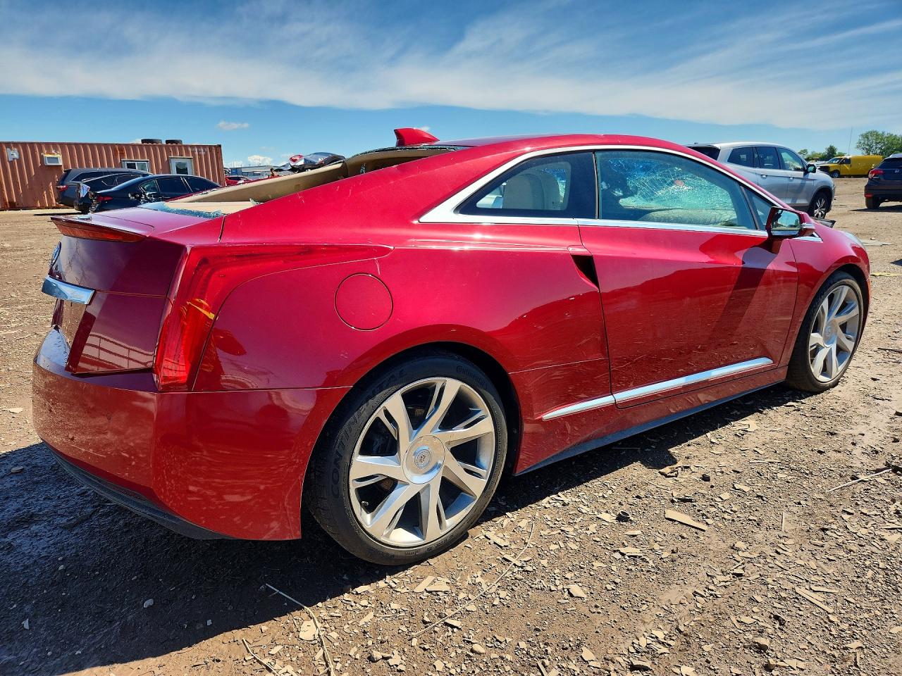 2014 Cadillac Elr Burgundy vin: 1G6RR1E4XEU601000