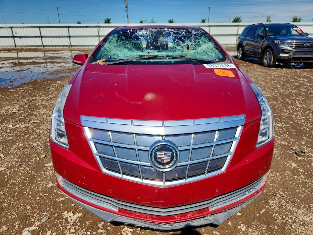 2014 Cadillac Elr Burgundy vin: 1G6RR1E4XEU601000