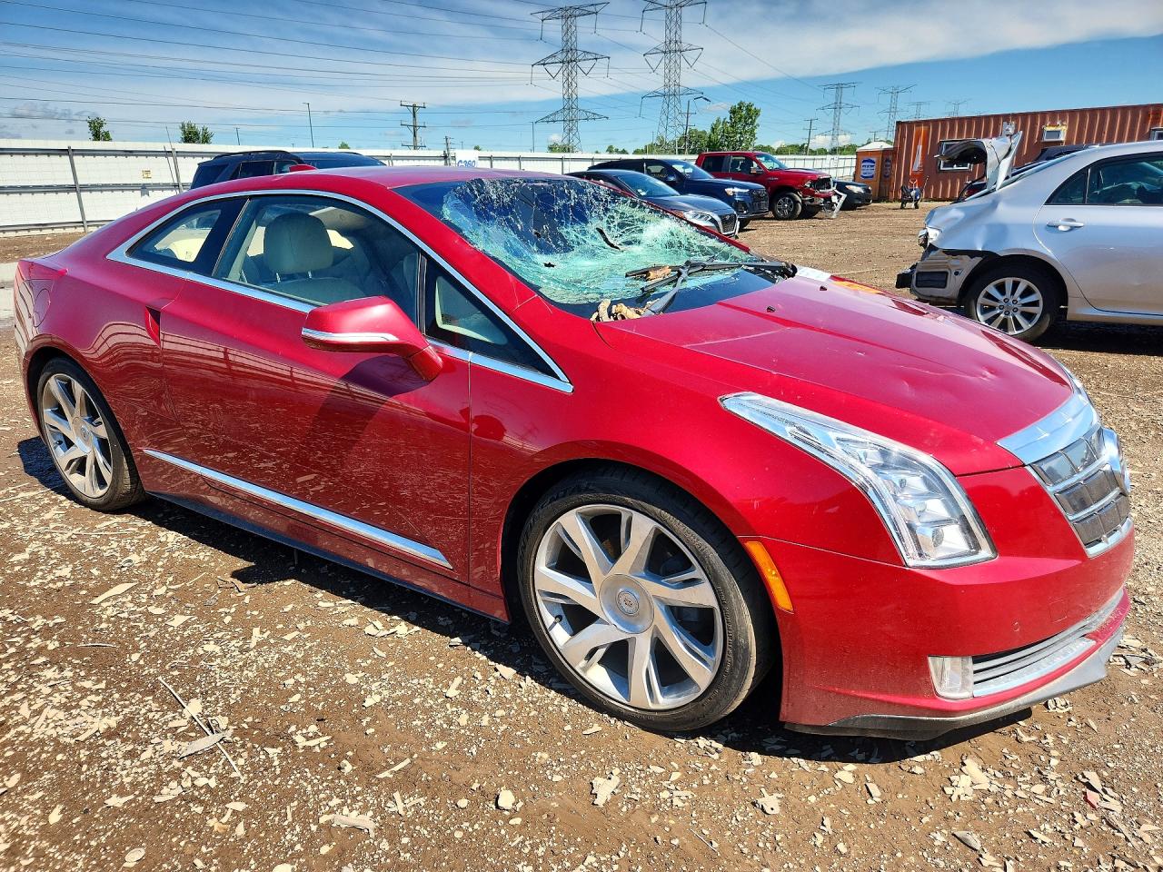 2014 Cadillac Elr Burgundy vin: 1G6RR1E4XEU601000