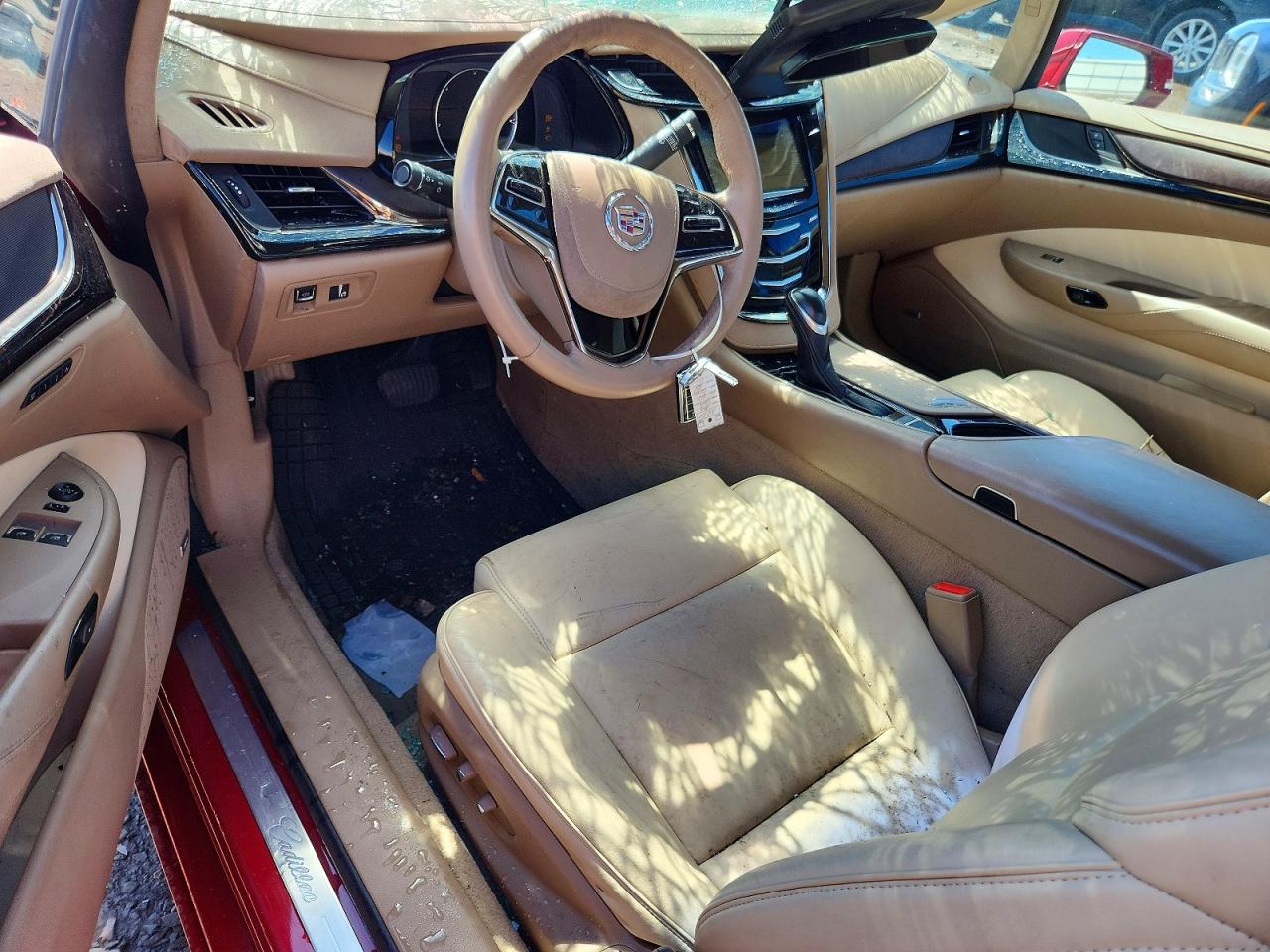 2014 Cadillac Elr Burgundy vin: 1G6RR1E4XEU601000