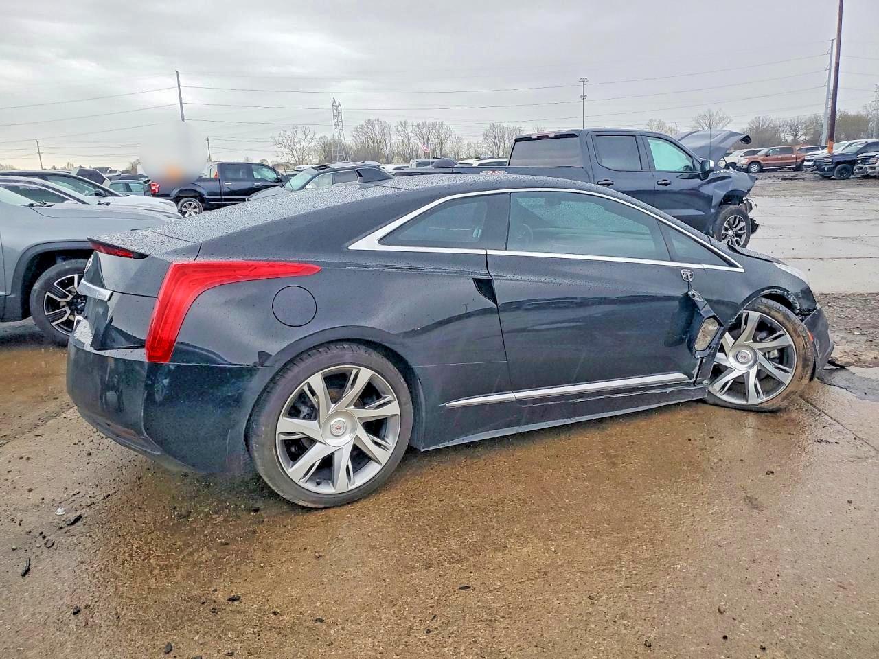 2014 Cadillac Elr Luxury Black vin: 1G6RS1E48EU600500