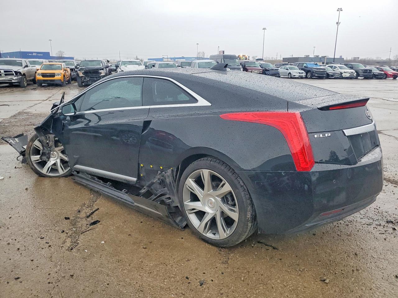 2014 Cadillac Elr Luxury Black vin: 1G6RS1E48EU600500