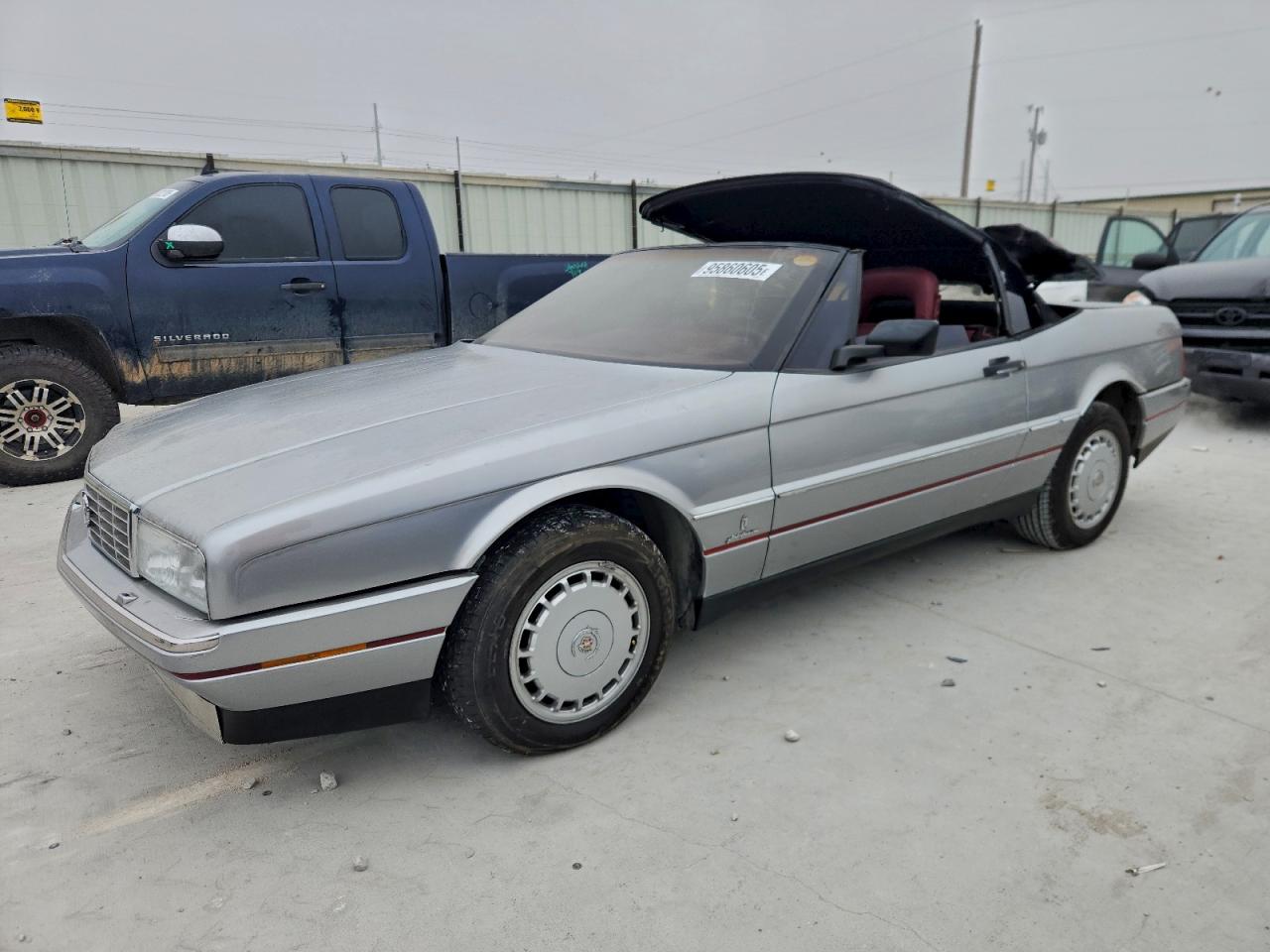 1987 Cadillac Allante Silver vin: 1G6VR3170HU100518