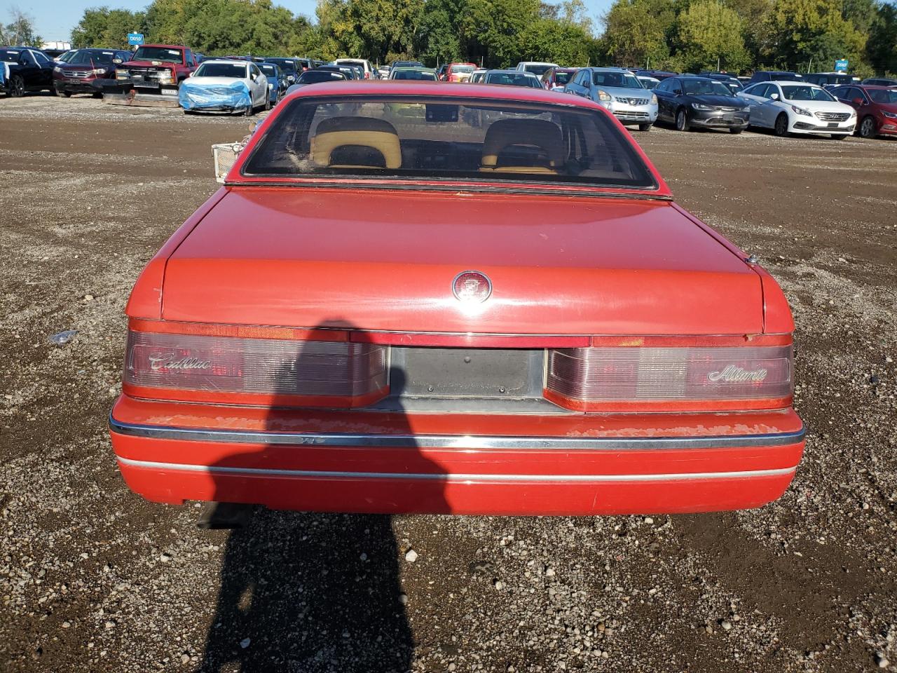 1987 Cadillac Allante Red vin: 1G6VR3171HU102827