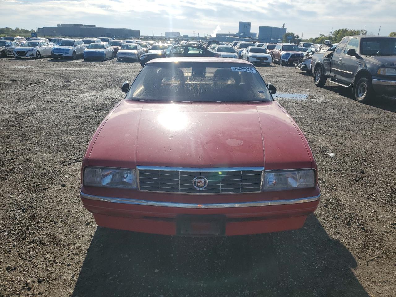 1987 Cadillac Allante Red vin: 1G6VR3171HU102827