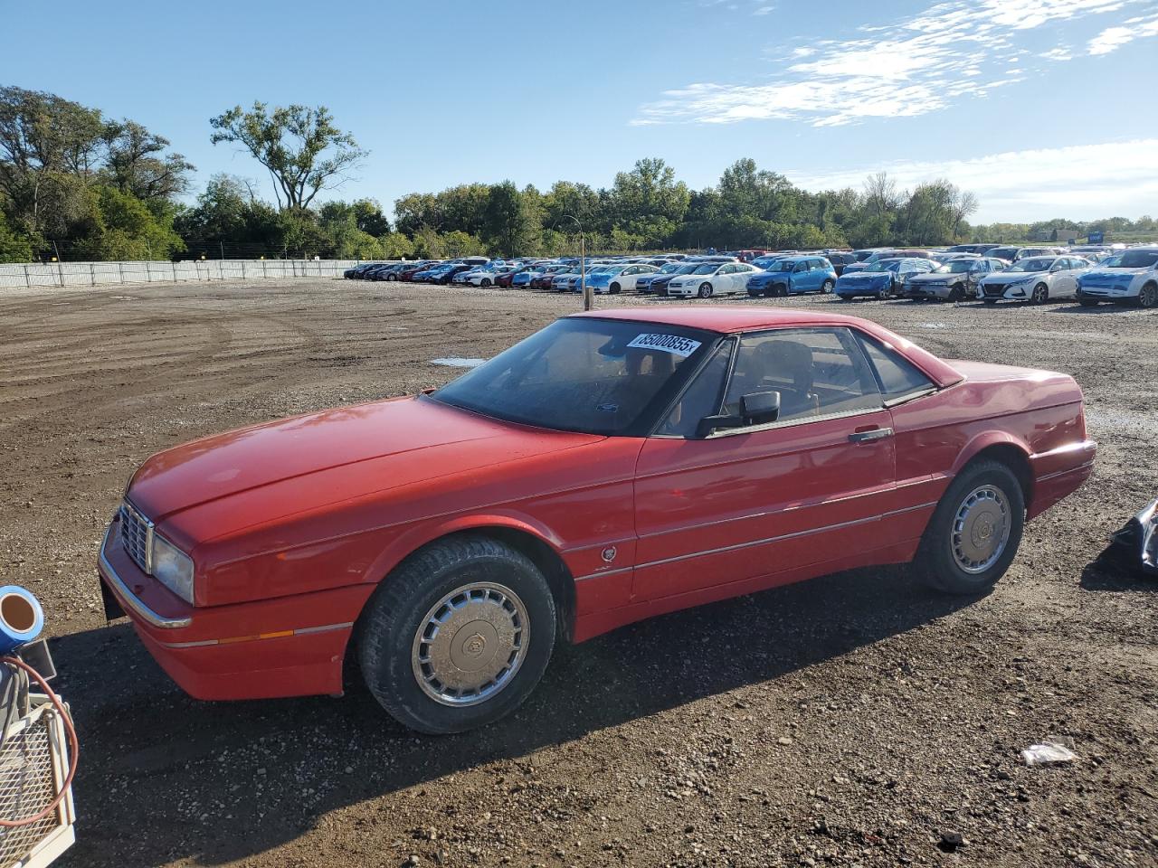1987 Cadillac Allante Red vin: 1G6VR3171HU102827