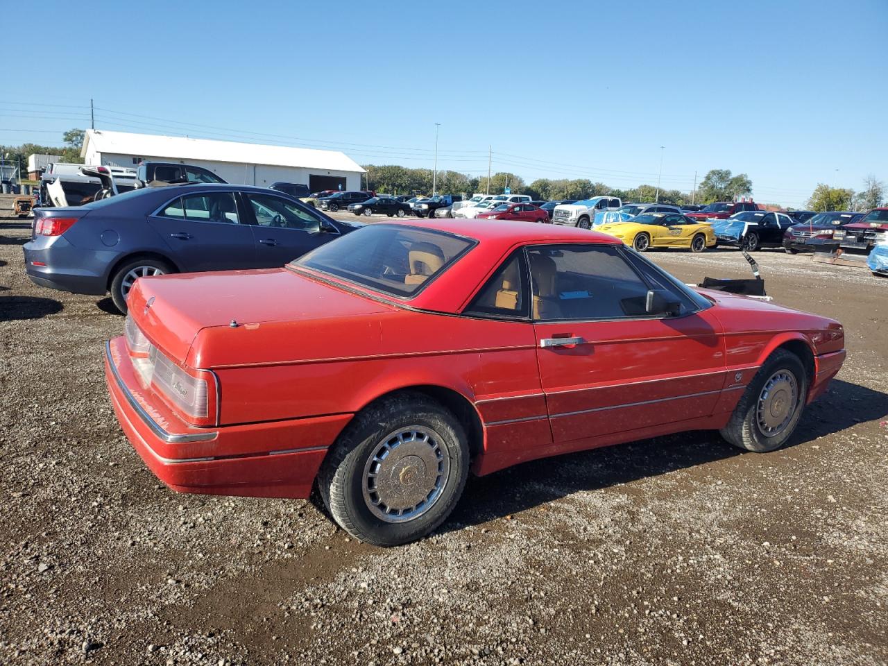 1987 Cadillac Allante Red vin: 1G6VR3171HU102827