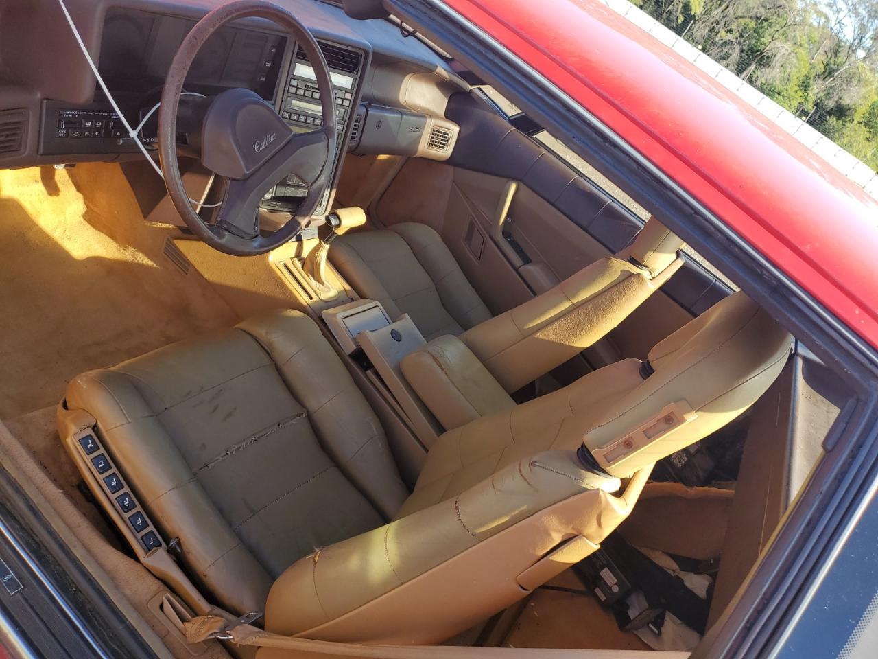 1987 Cadillac Allante Red vin: 1G6VR3171HU102827