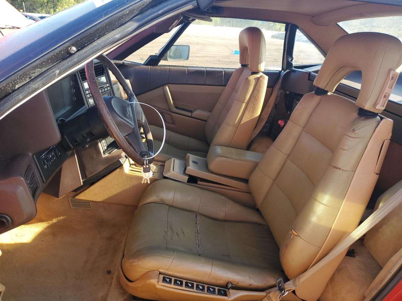 1987 Cadillac Allante Red vin: 1G6VR3171HU102827