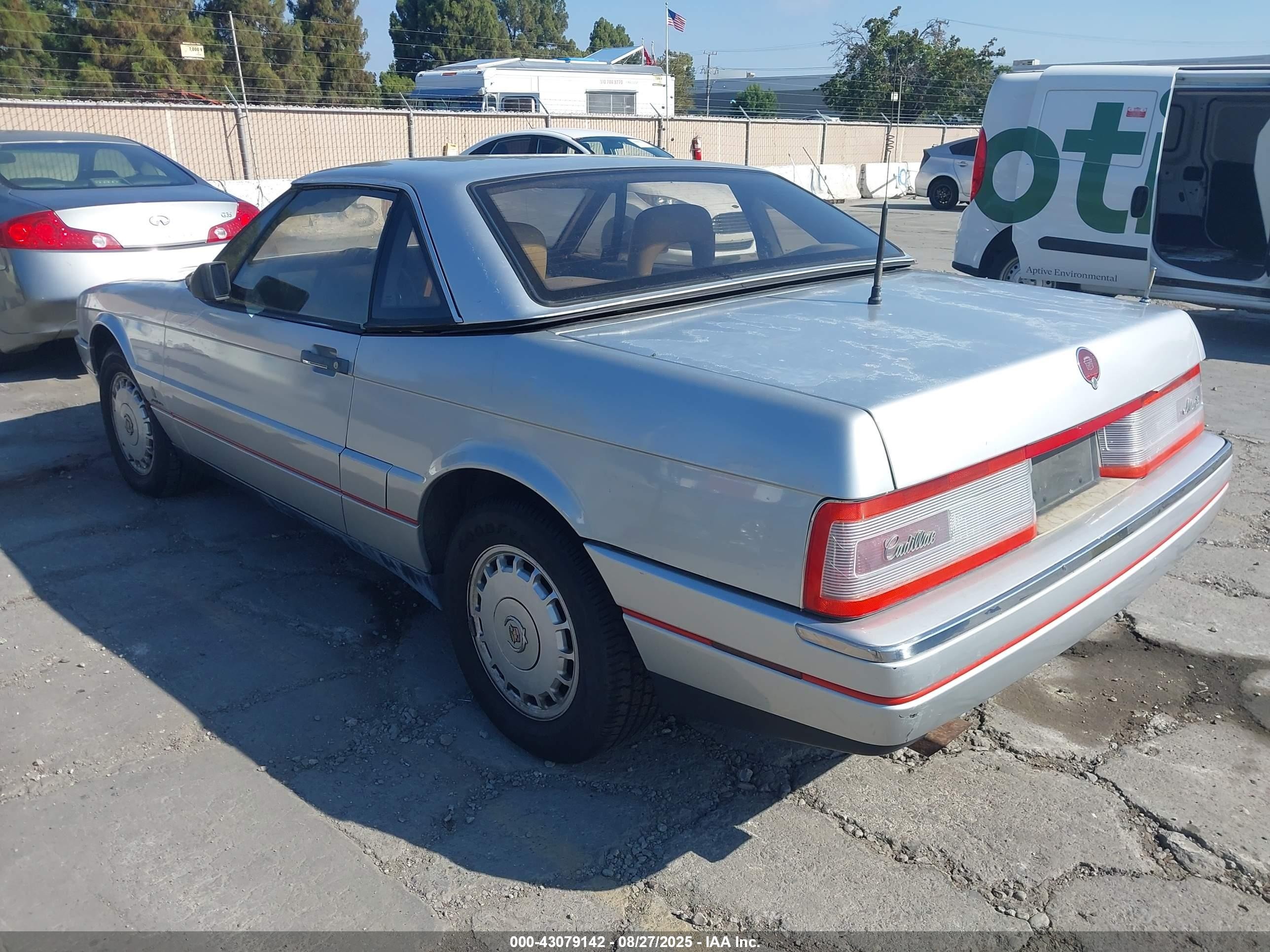 1987 Cadillac Allante   Silver vin: 1G6VR3172HU102304