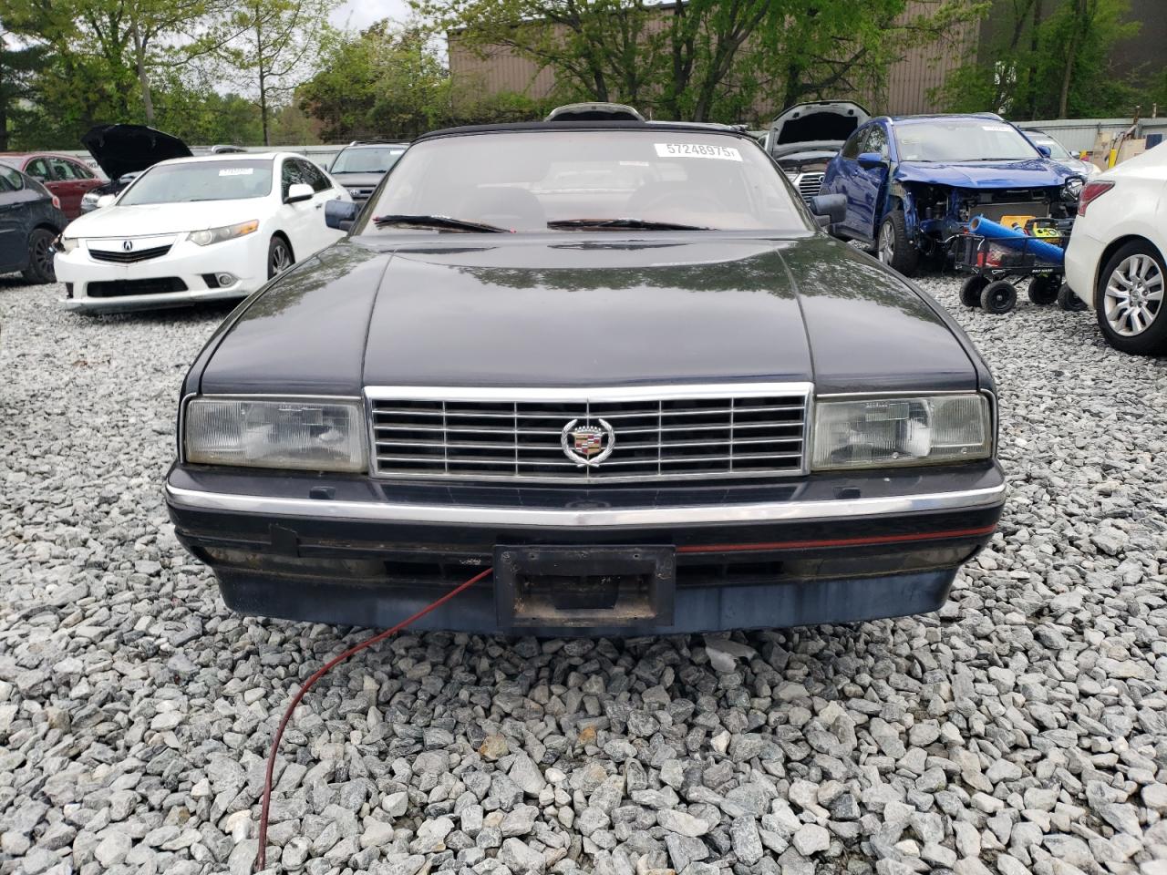 1987 Cadillac Allante Black vin: 1G6VR3172JU1012C7