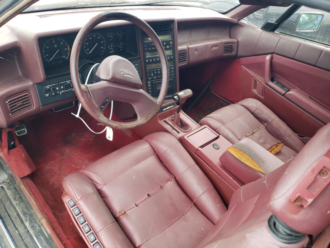 1987 Cadillac Allante Black vin: 1G6VR3172JU1012C7