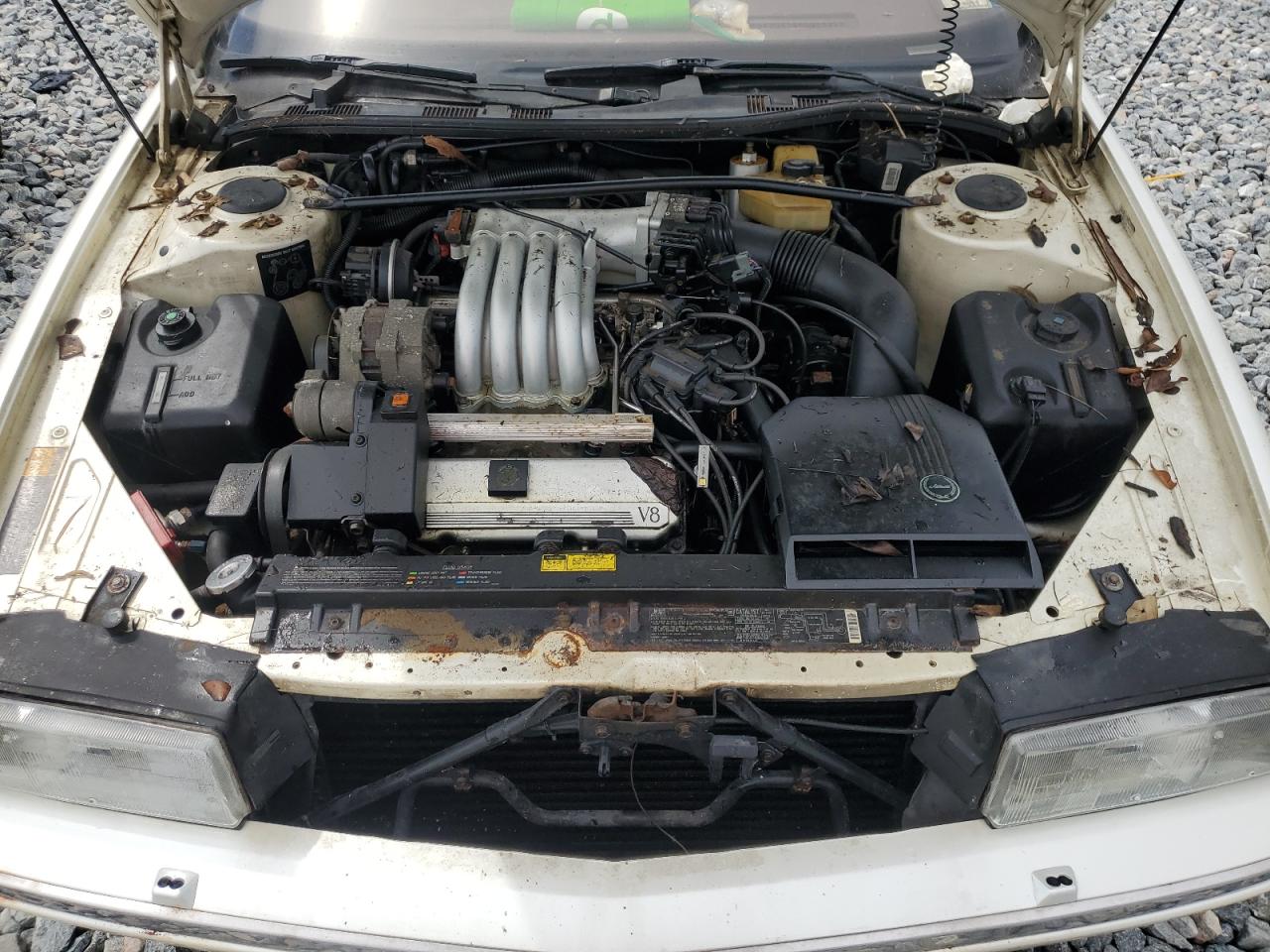 1987 Cadillac Allante White vin: 1G6VR3175HU100207