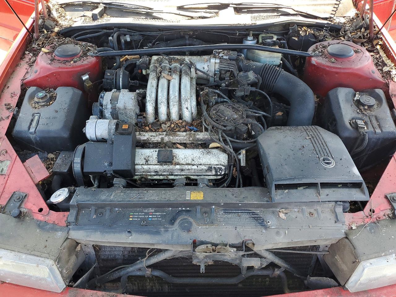 1988 Cadillac Allante Red vin: 1G6VR3177JU101574