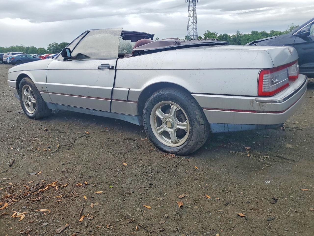 1987 Cadillac Allante Silver vin: 1G6VR3179HU102736