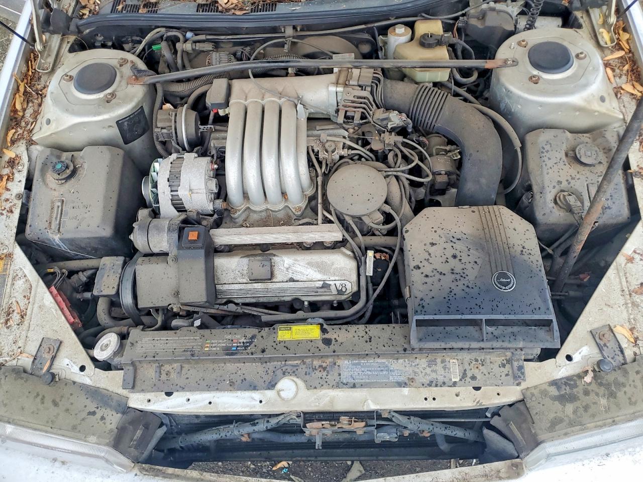 1987 Cadillac Allante Silver vin: 1G6VR3179HU102736