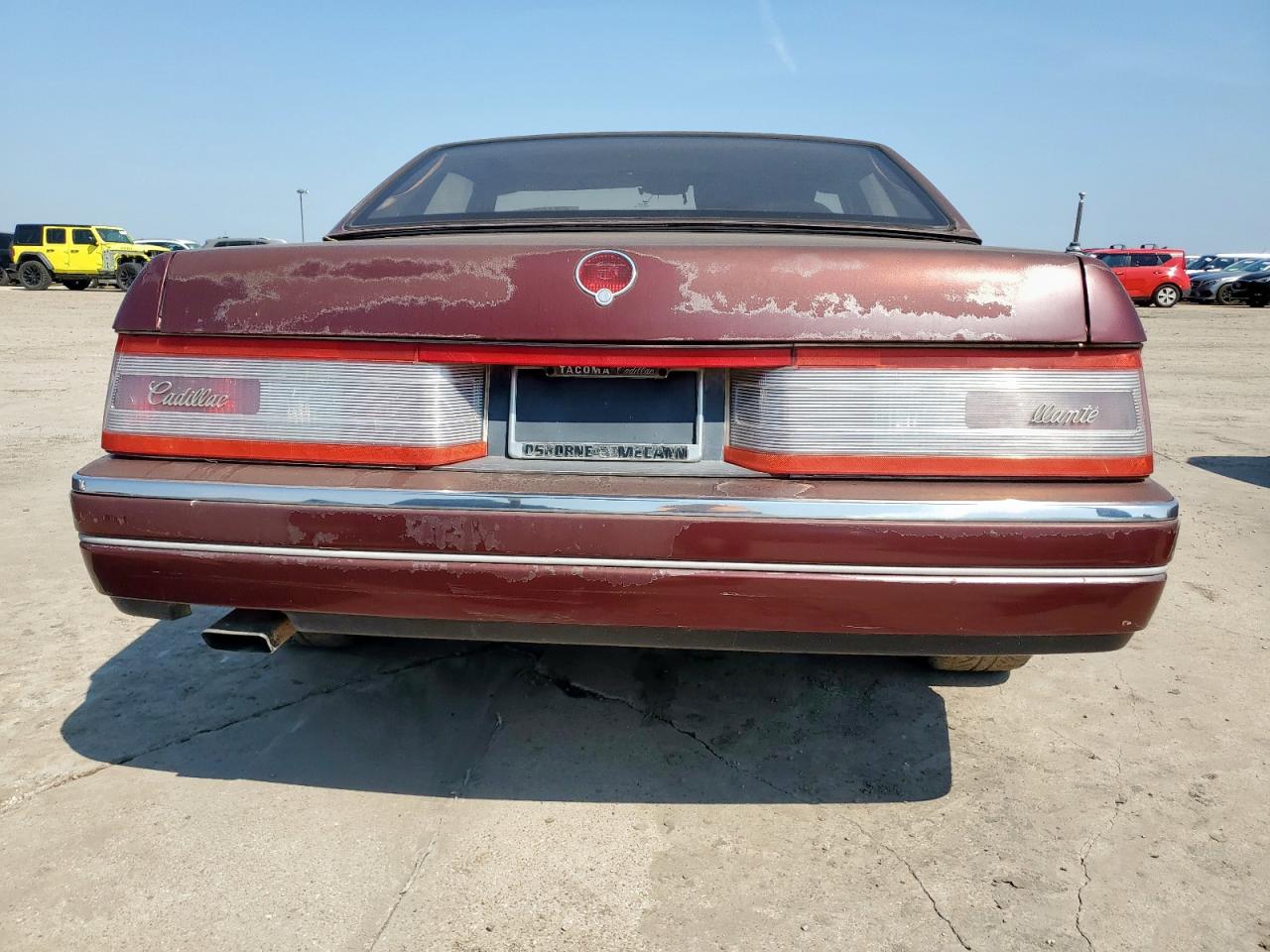 1990 Cadillac Allante Cv Red vin: 1G6VR3385LU100142