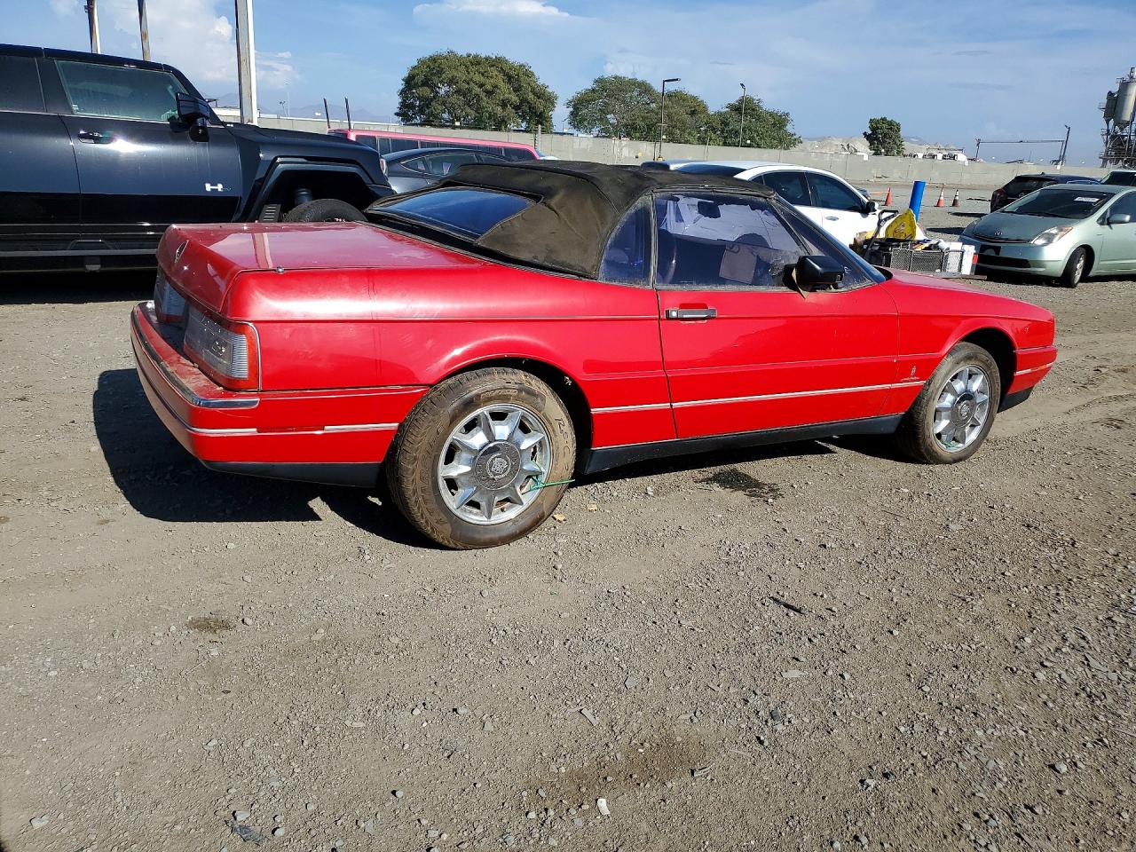 1991 Cadillac Allante Red vin: 1G6VS3380MU125102