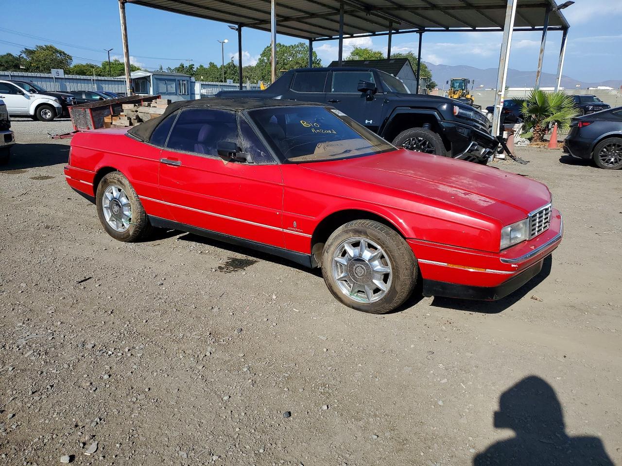 1991 Cadillac Allante Red vin: 1G6VS3380MU125102