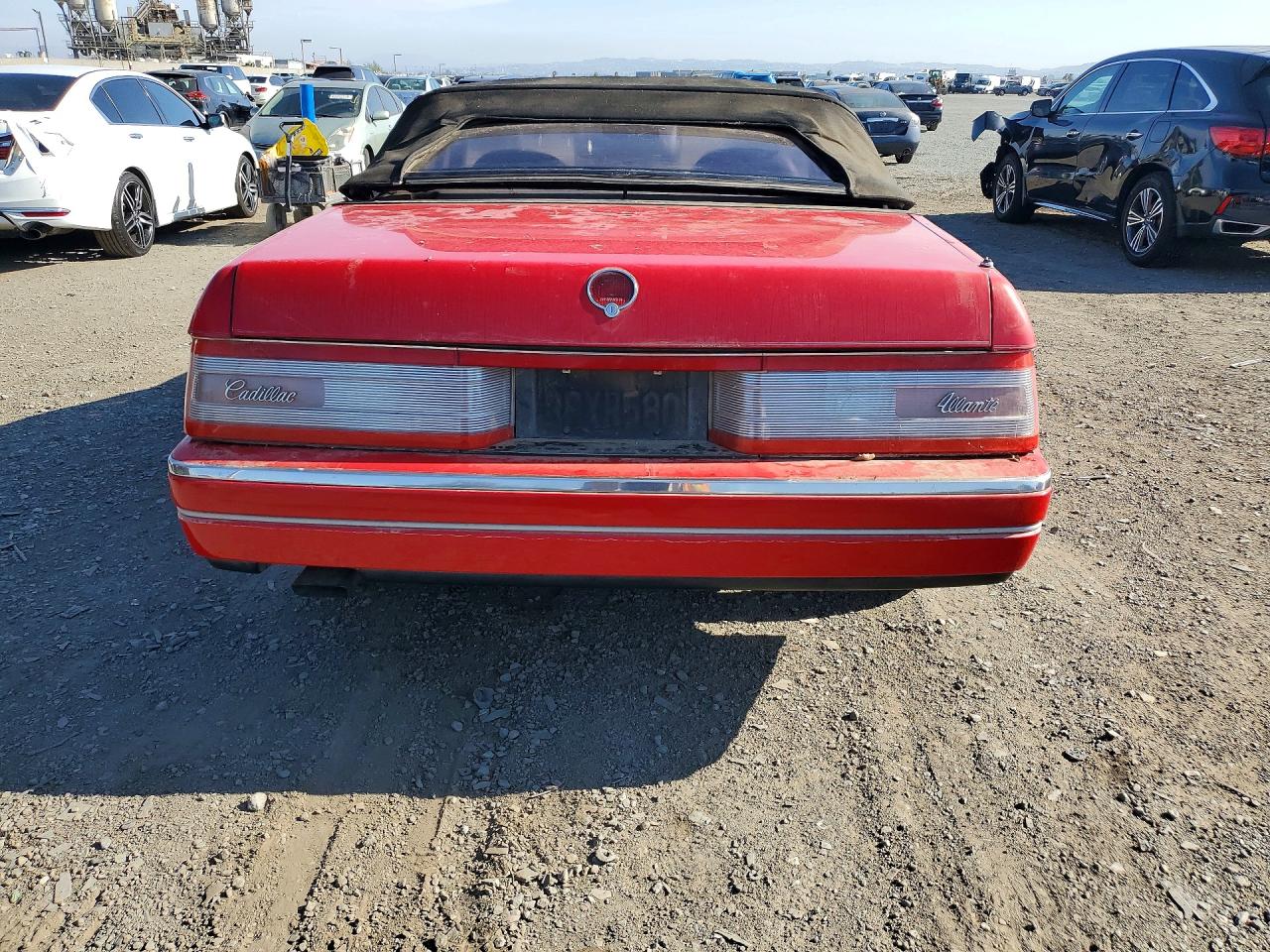 1991 Cadillac Allante Red vin: 1G6VS3380MU125102
