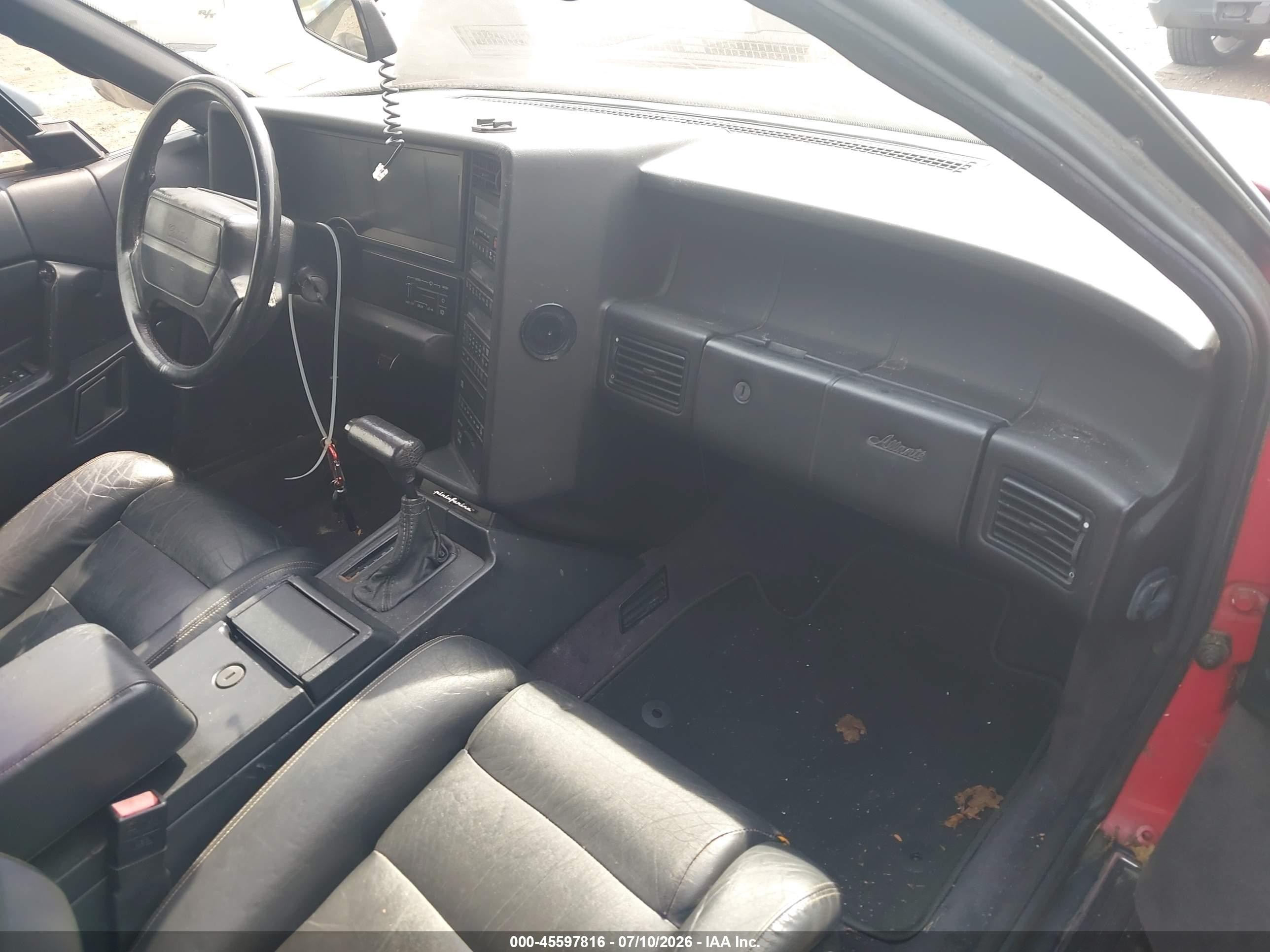 1992 Cadillac Allante   Red vin: 1G6VS3380NU125246