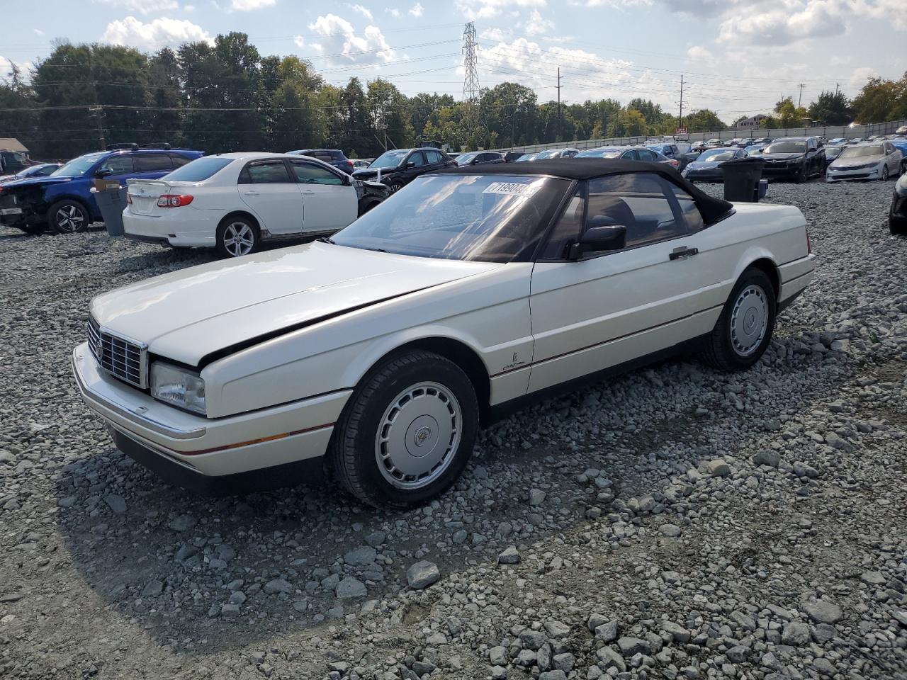 1990 Cadillac Allante White vin: 1G6VS3381LU126368