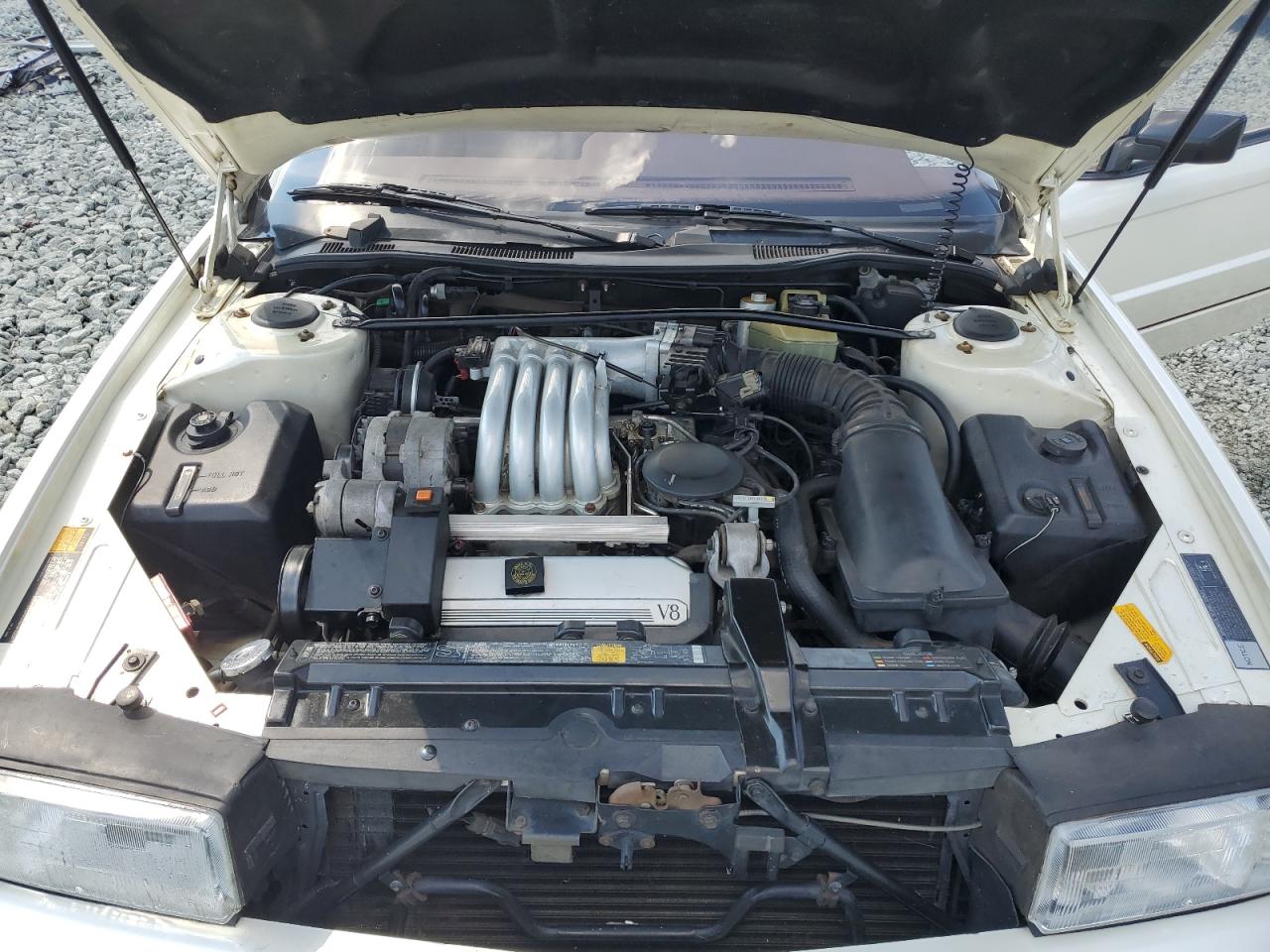 1990 Cadillac Allante White vin: 1G6VS3381LU126368