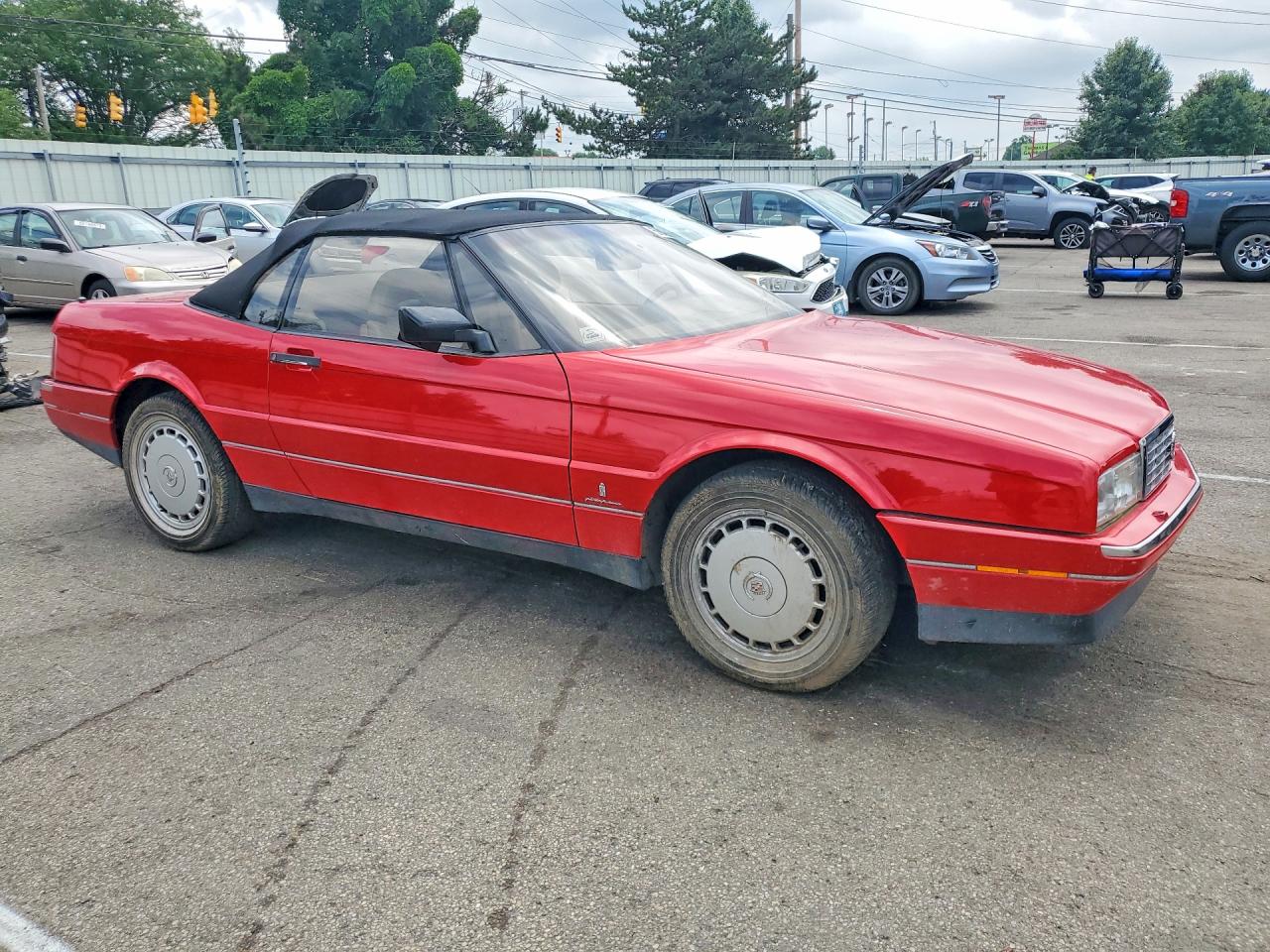 1991 Cadillac Allante Red vin: 1G6VS3381MU127084