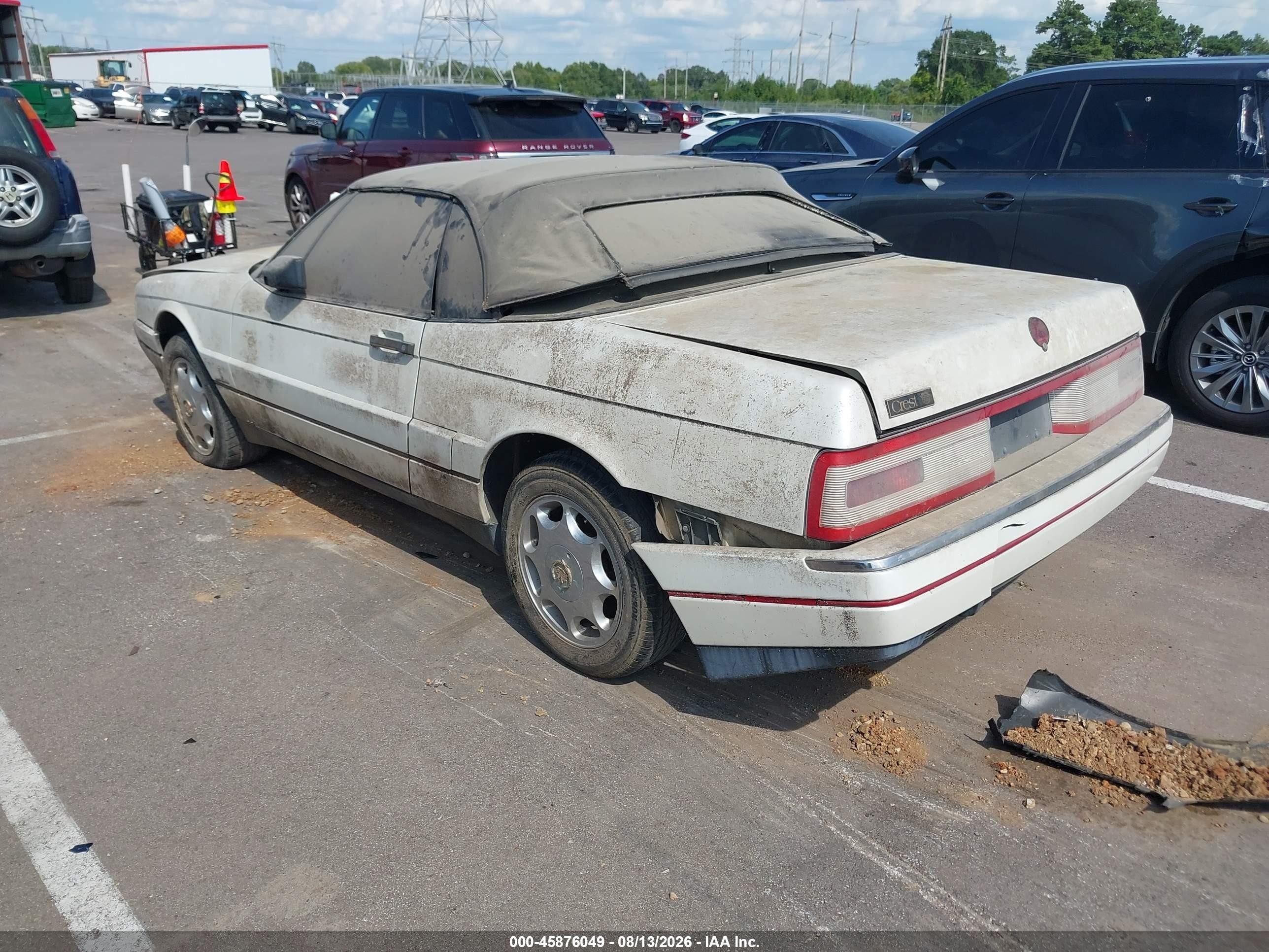 1990 Cadillac Allante   White vin: 1G6VS3382LU127366