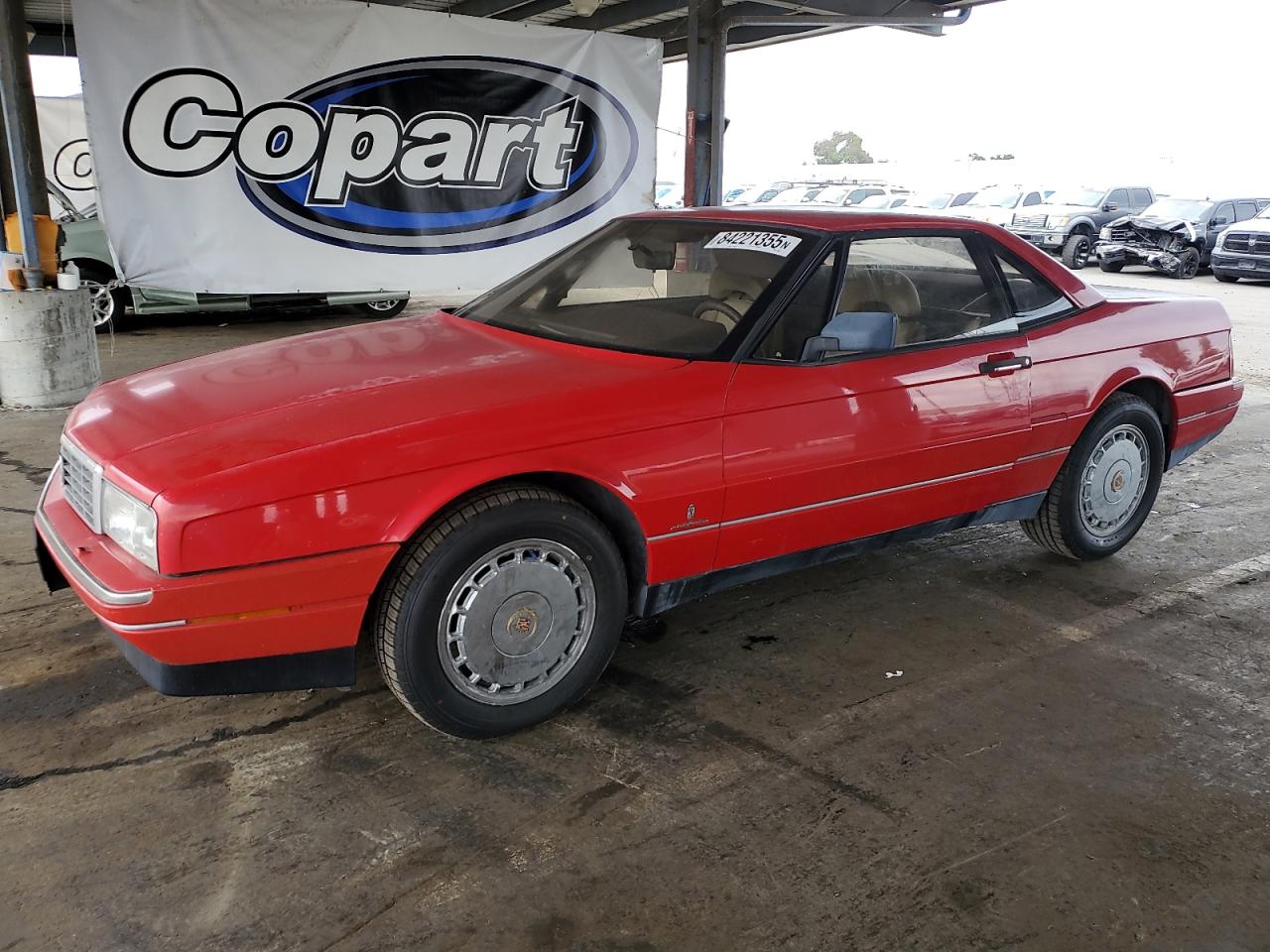 1990 Cadillac Allante Red vin: 1G6VS3384LU125506