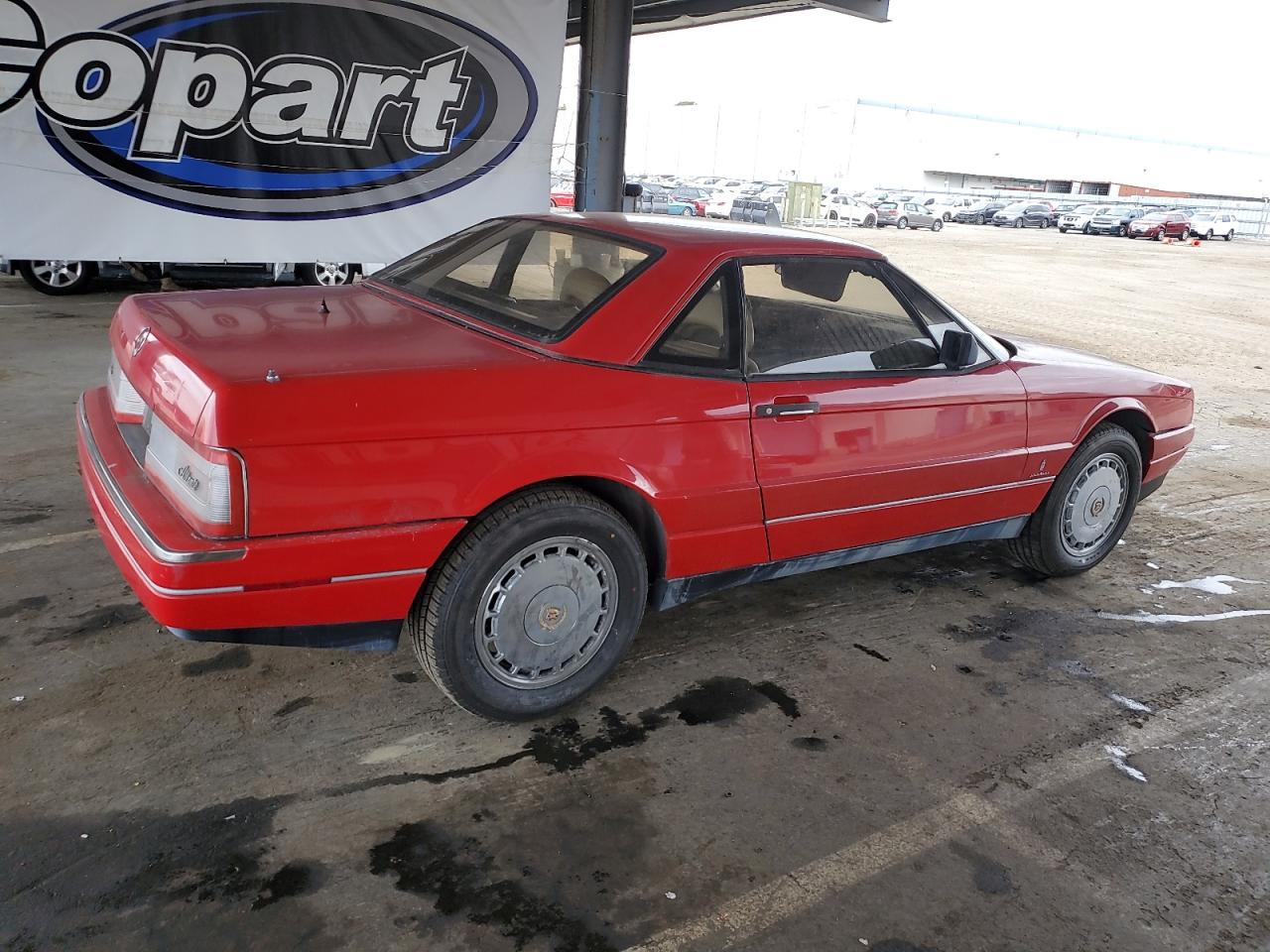 1990 Cadillac Allante Red vin: 1G6VS3384LU125506