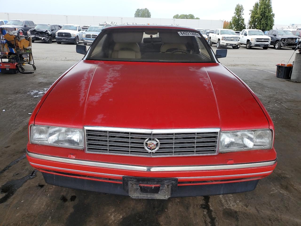 1990 Cadillac Allante Red vin: 1G6VS3384LU125506