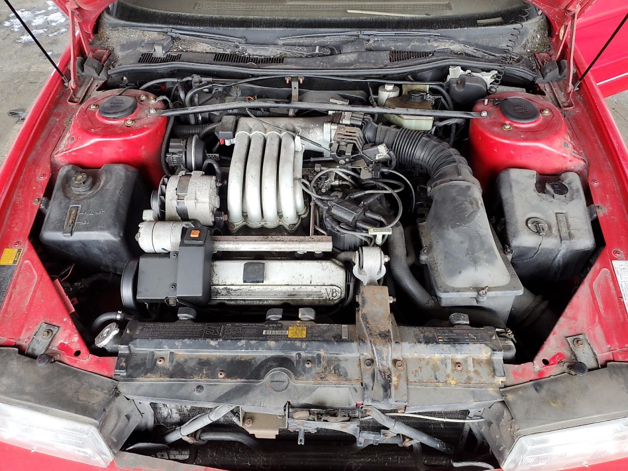 1990 Cadillac Allante Red vin: 1G6VS3384LU125506