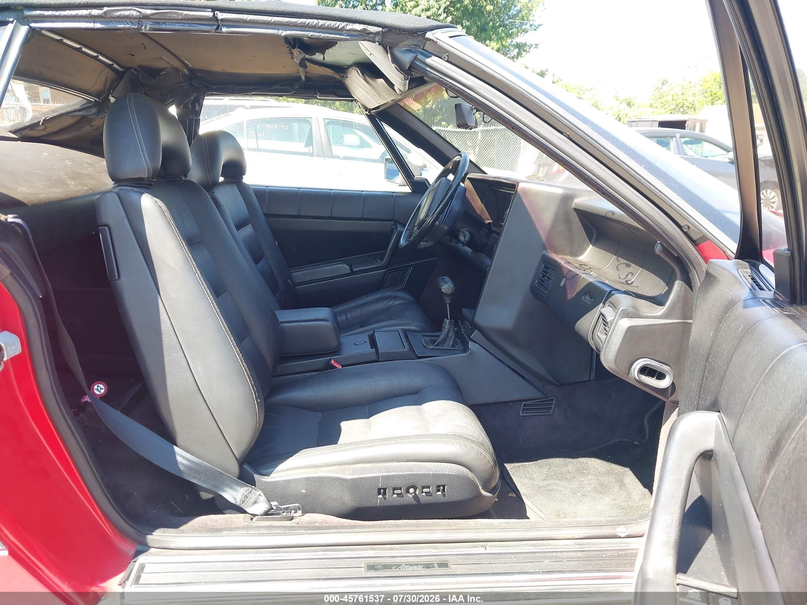 1991 Cadillac Allante   Red vin: 1G6VS3388MU125364