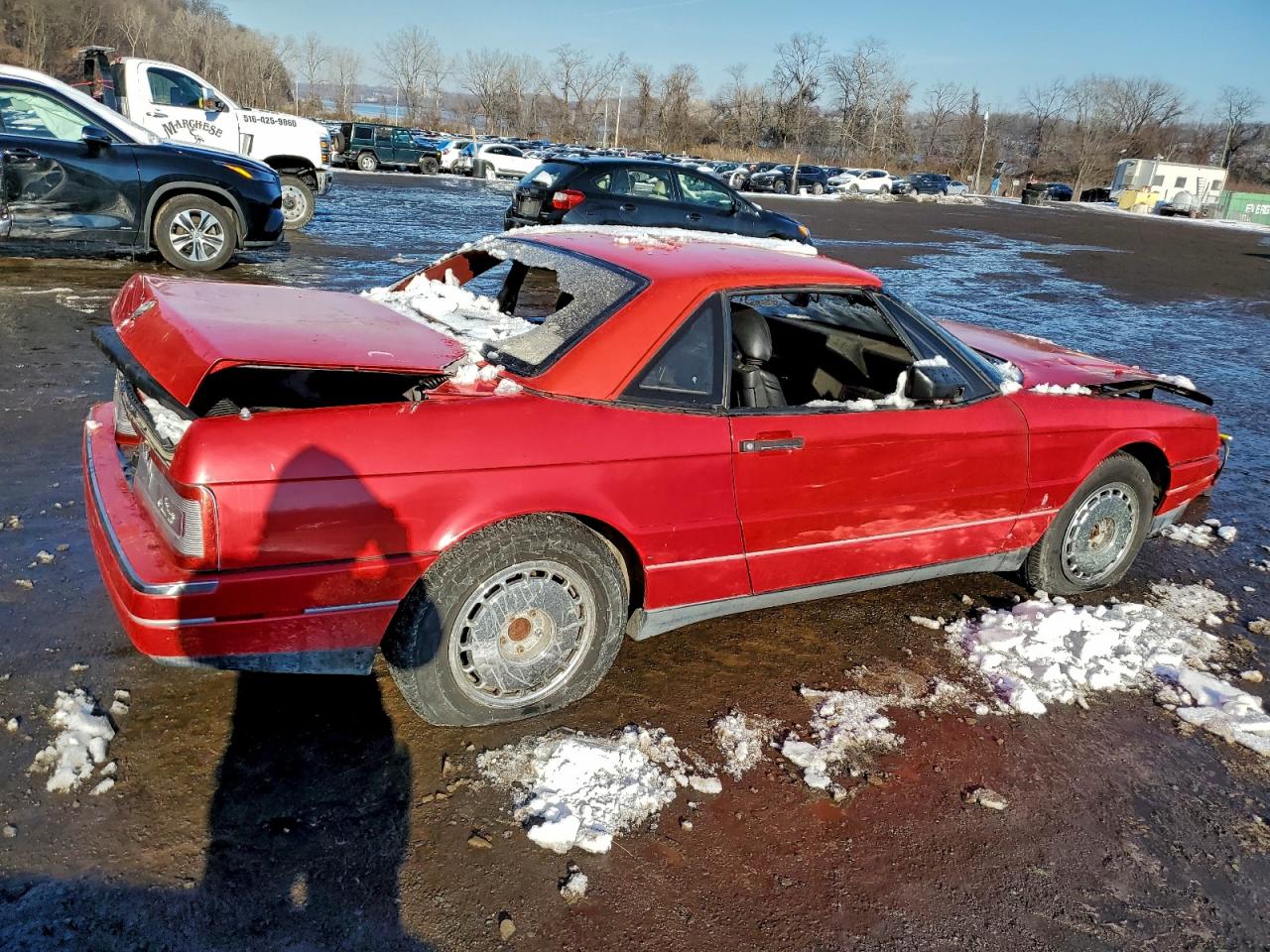 1990 Cadillac Allante Красный vin: 1G6VS3389LU126442