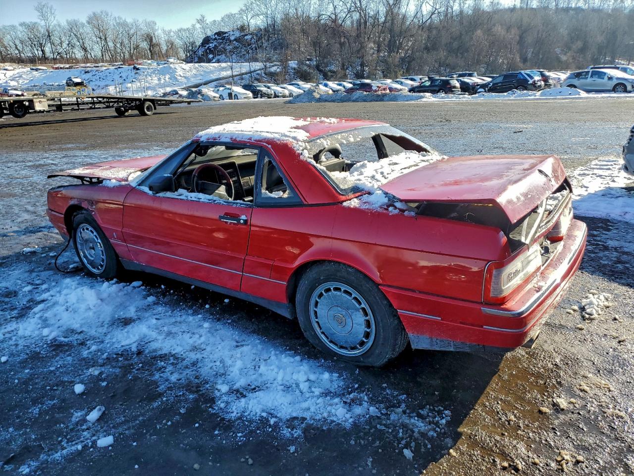 1990 Cadillac Allante Красный vin: 1G6VS3389LU126442